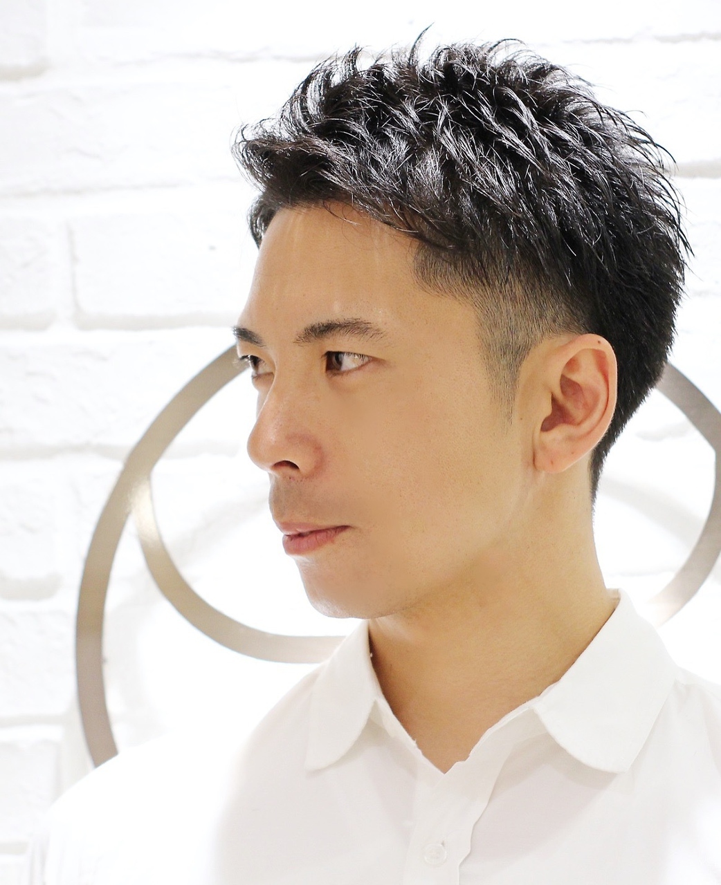 30代40代/アップバング/ツーブロック/ビジネス