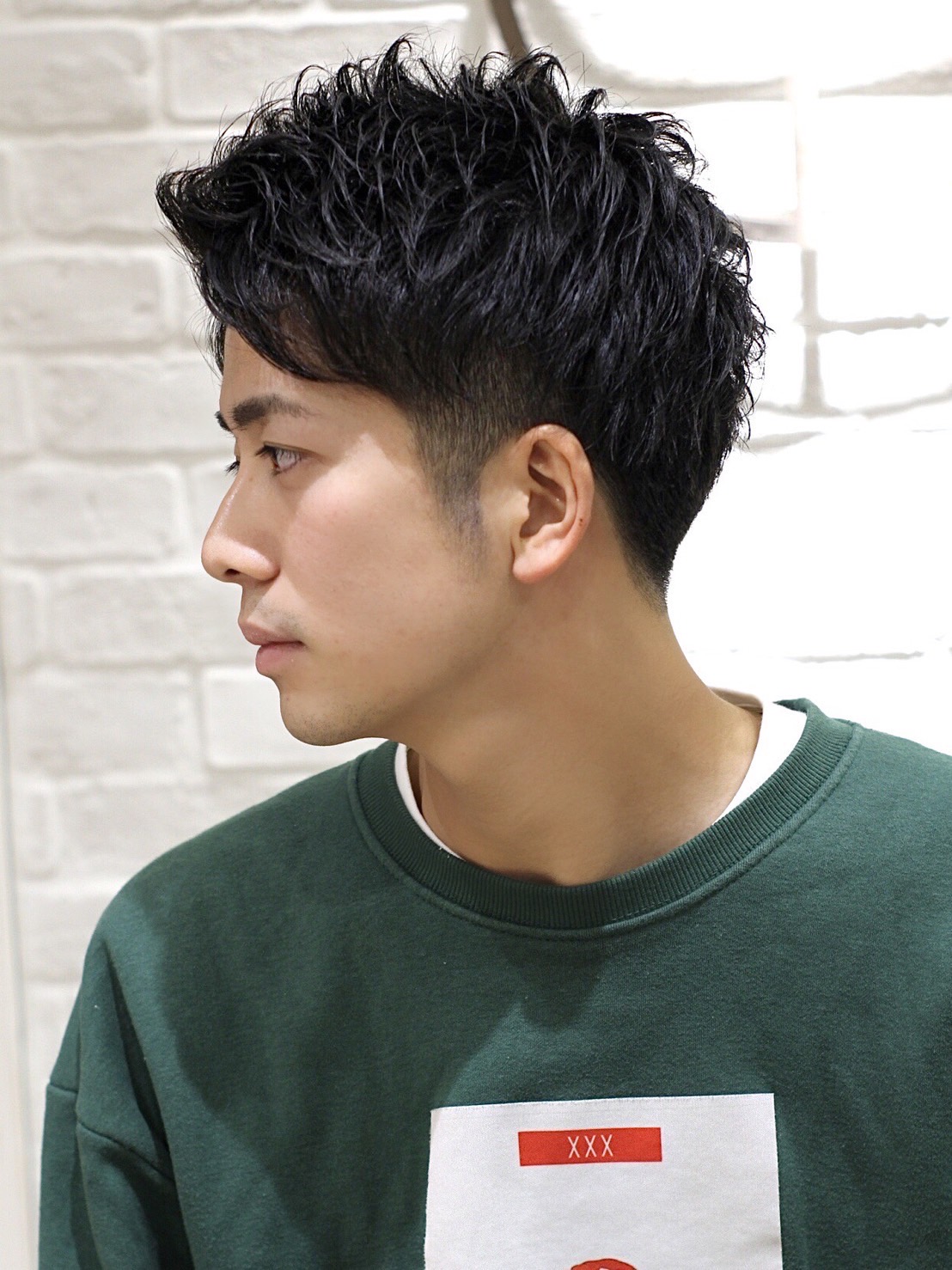 アイロンパーマ/ツーブロック/20代30代