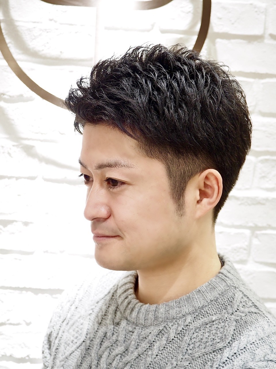 ツーブロック6mm/アップバング/20代30代