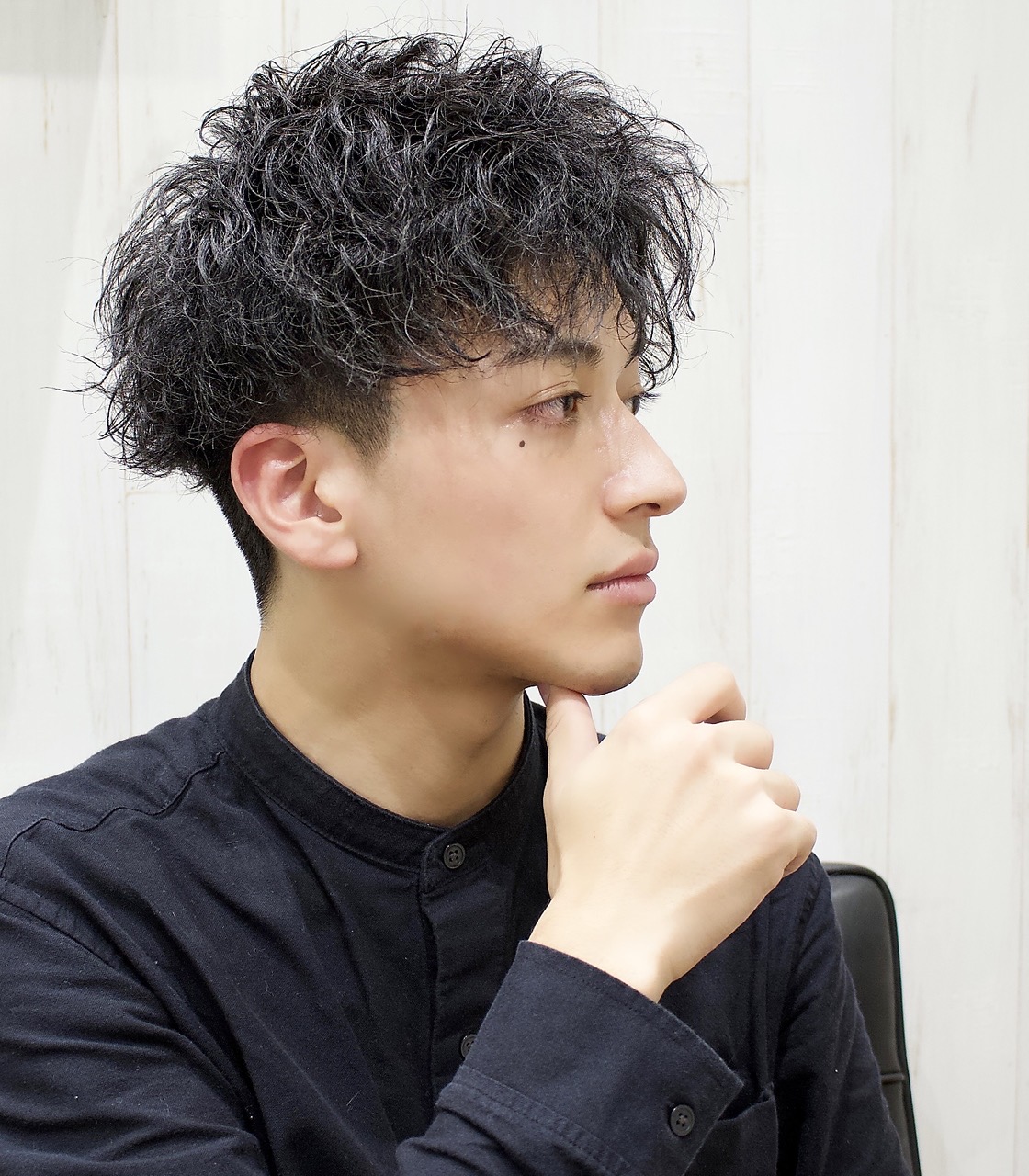 メンズ/刈り上げ/ツイストスパイラルパーマ/ショート