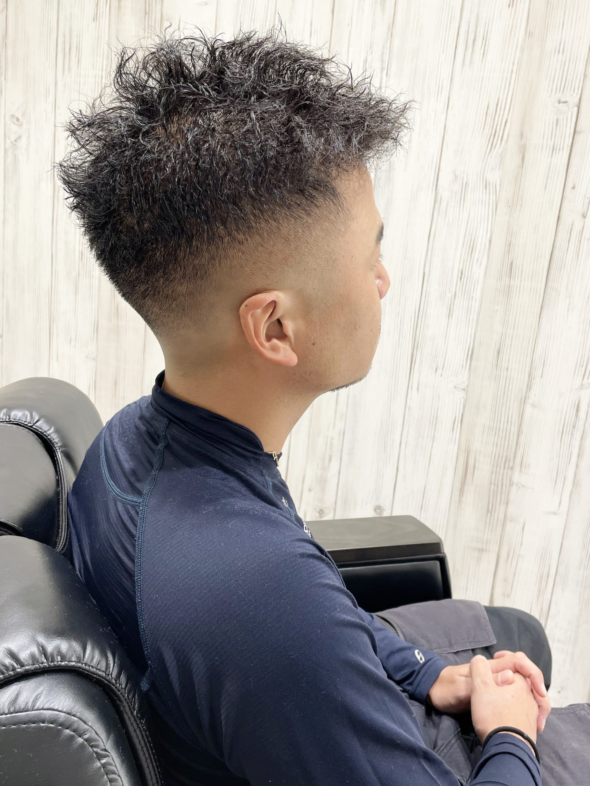 スキンフェード/ハードツイストスパイラル/クセ毛/20代30代