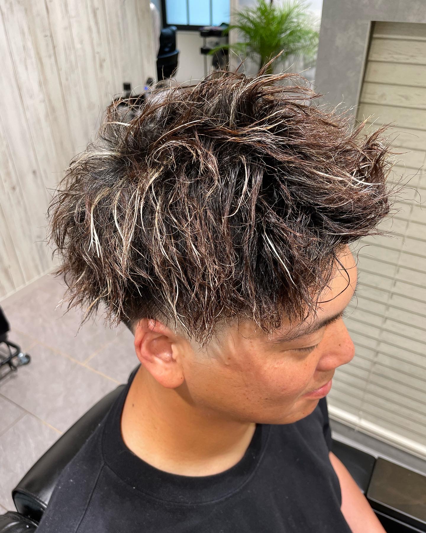 メンズ/メッシュ/刈り上げ/パーマ