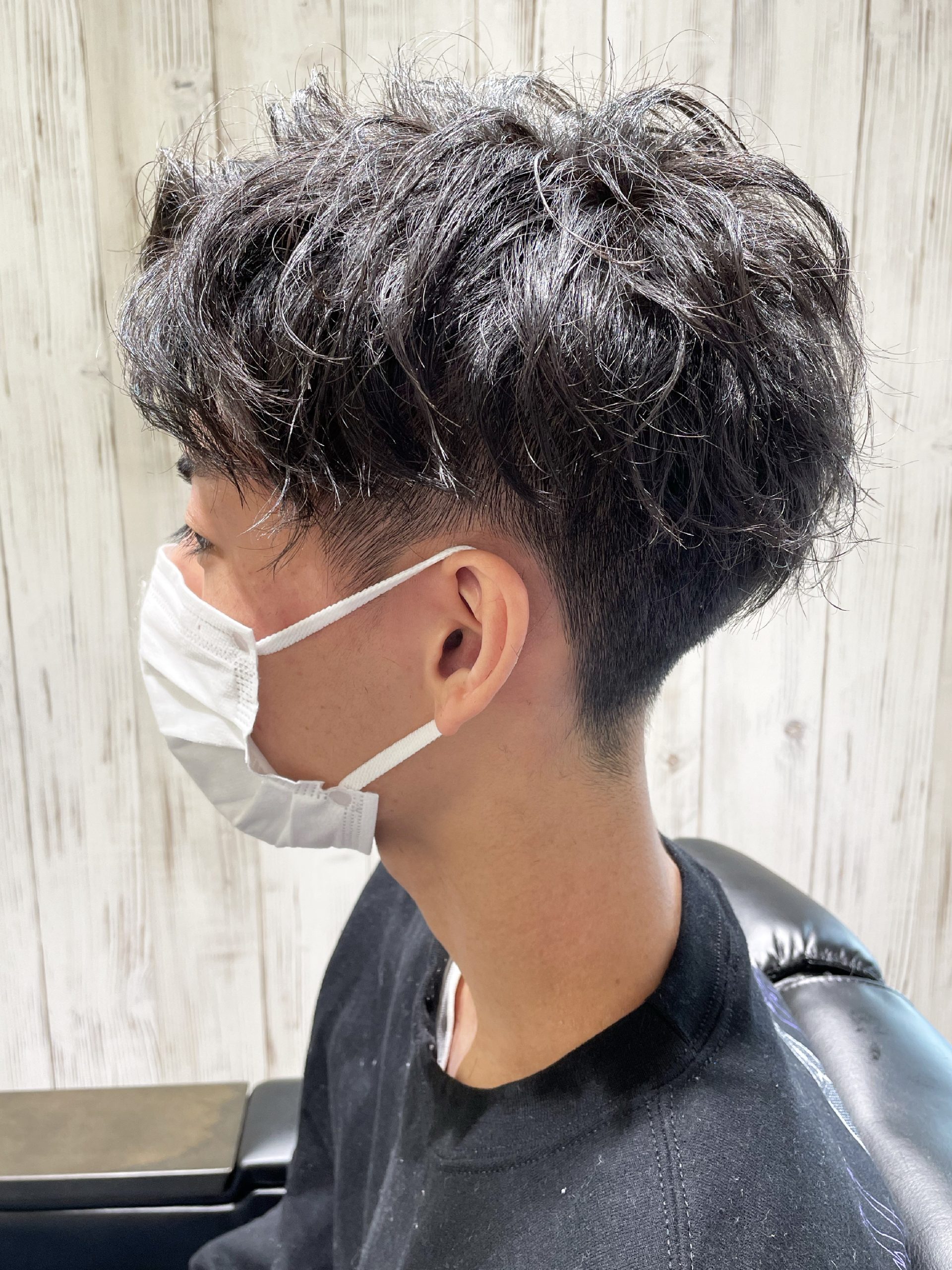 メンズパーマ/スパイラルパーマ/かっこいい横顔