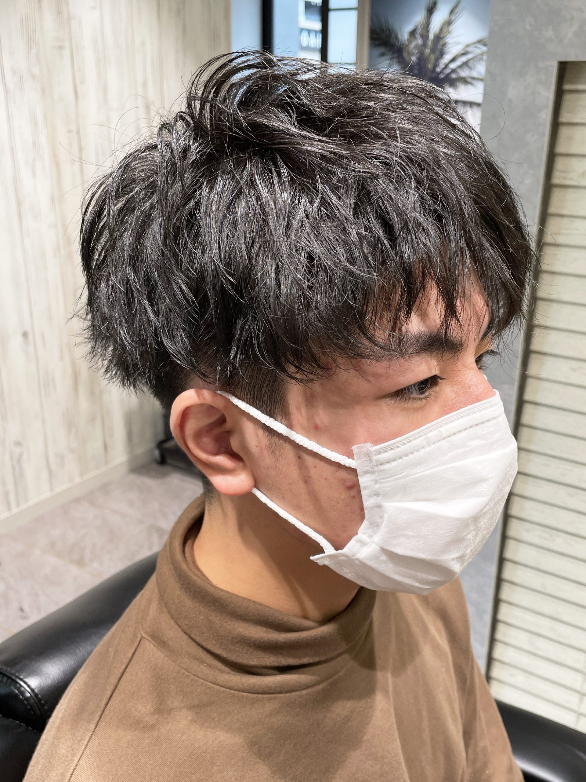 ゆるめスパイラル/ノーセット/メンズショート