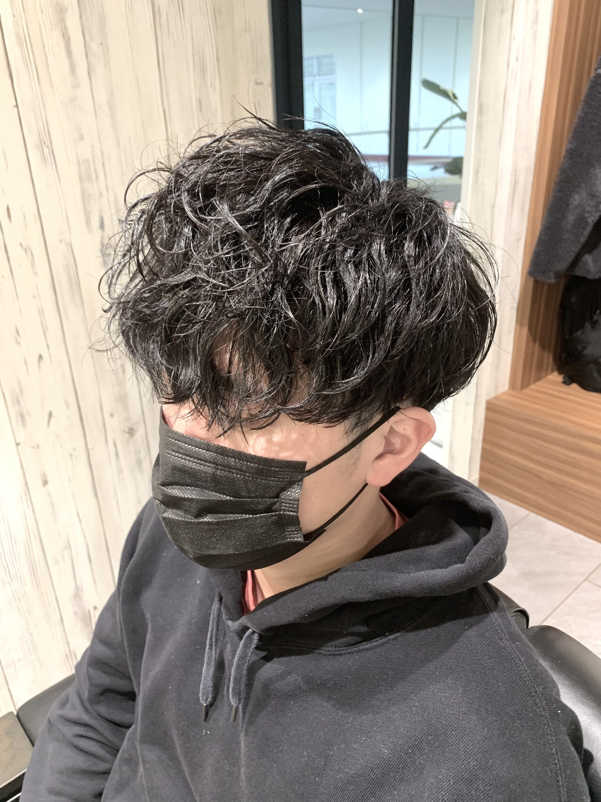 スパイラルパーマ/マッシュ/ツーブロック/重め/癖毛風/10代/20代