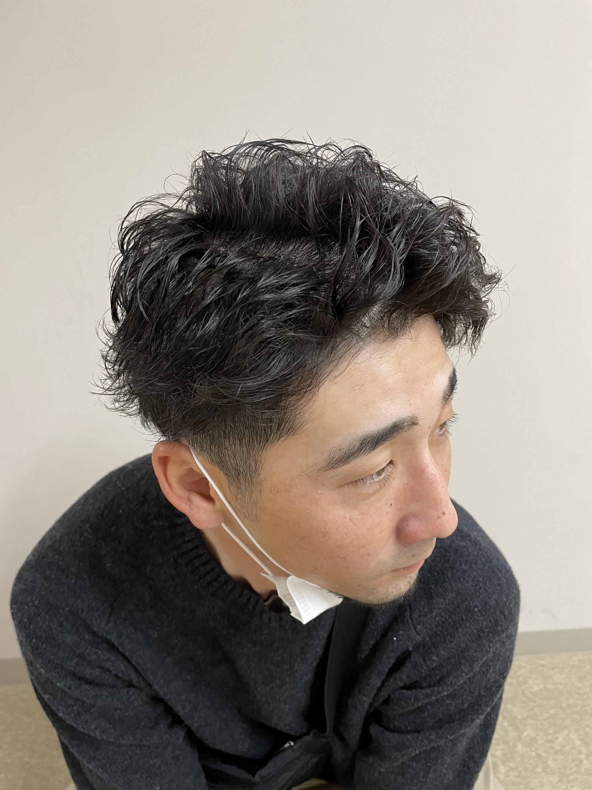 メンズパーマ/アップバング/爽やか/ツイスパ/スパイラルパーマ