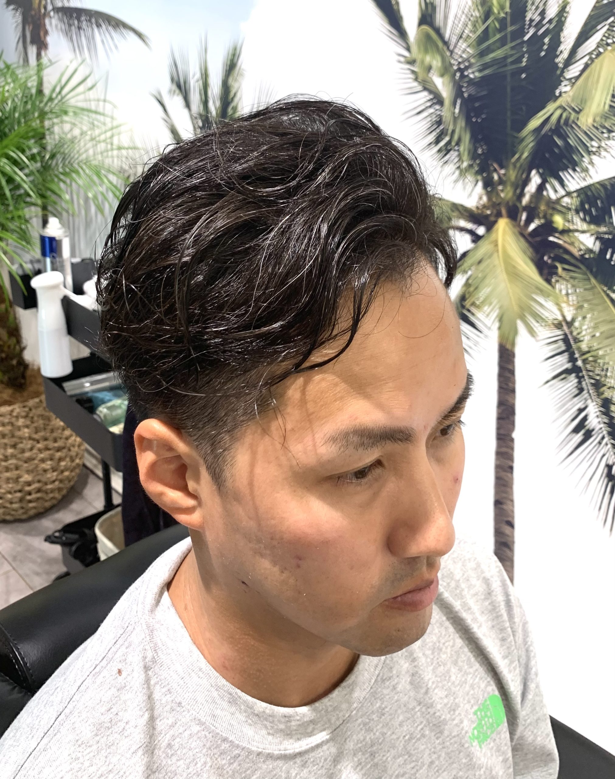 癖毛/ツーブロック/アップバング/ビジネス/