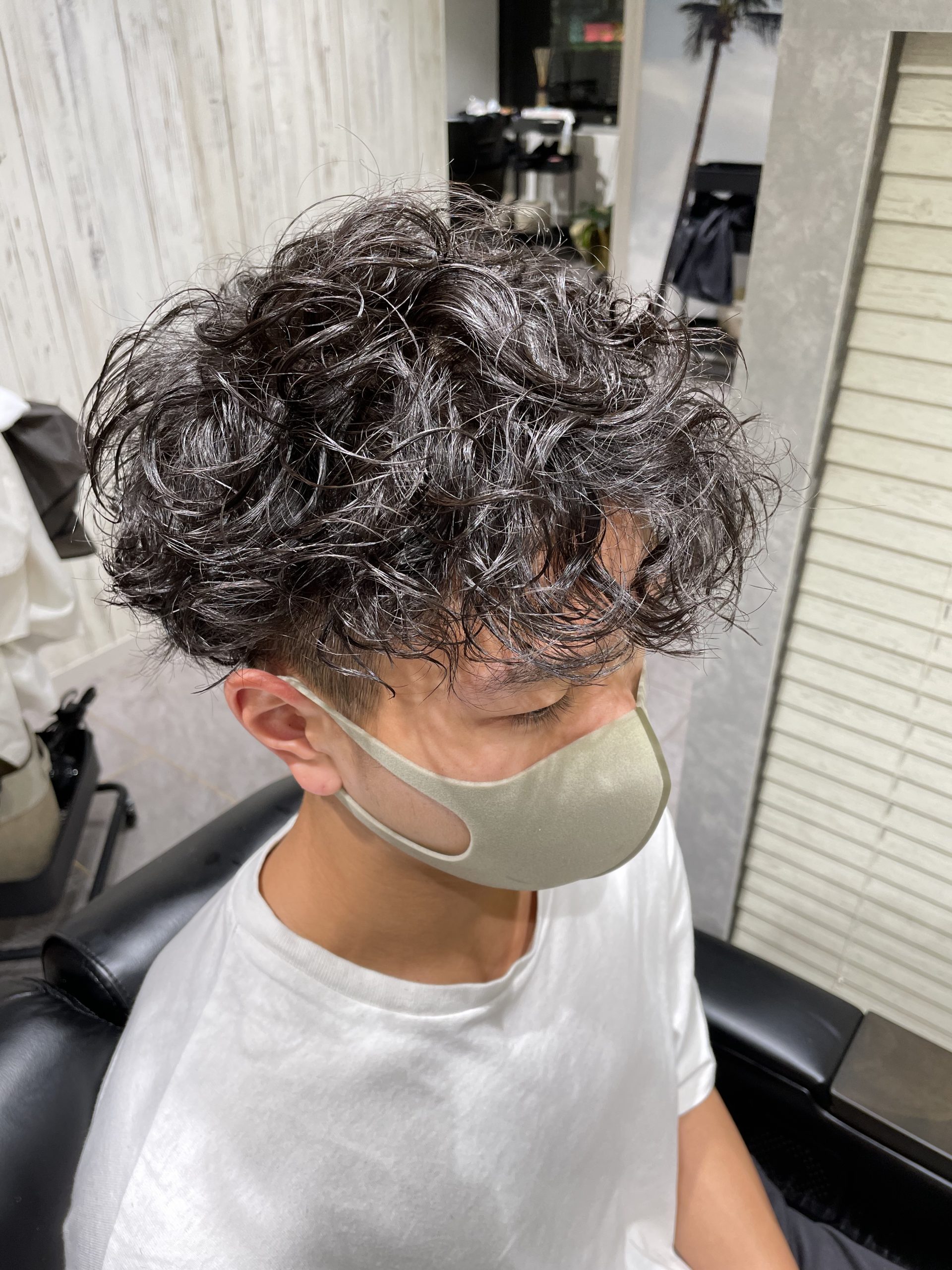 ハードスパイラル/メンズスパイラルパーマ/髪質改善