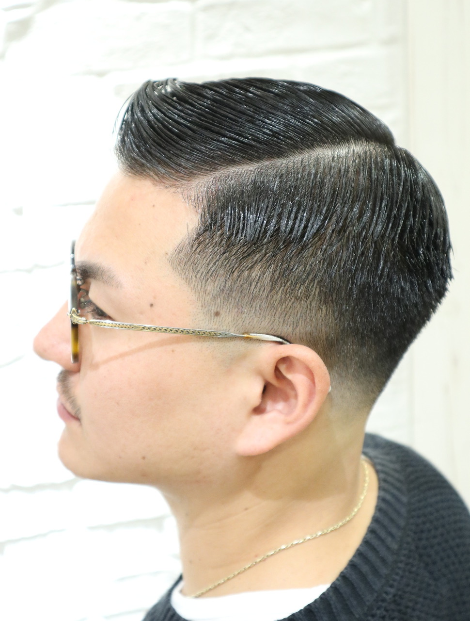 フェードカット/ミディアムフェード/ハードパート/20代30代/