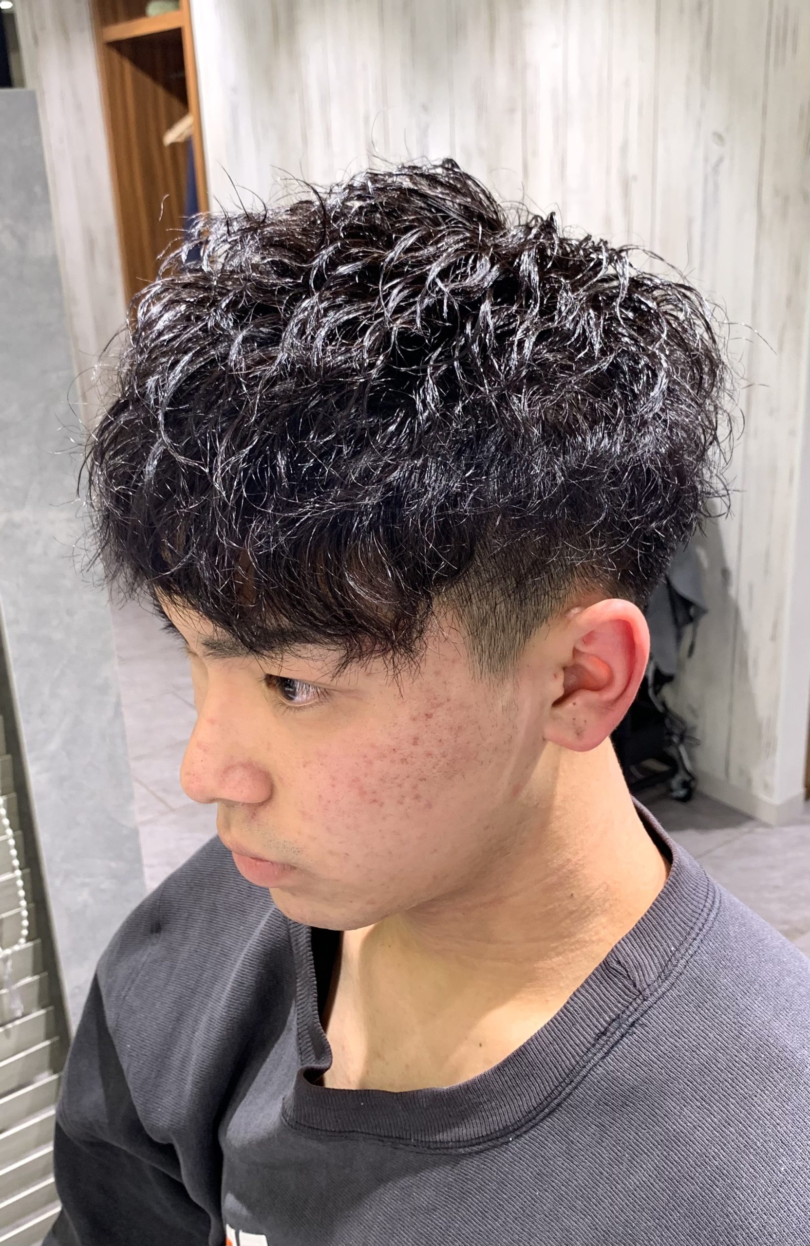 ツイストスパイラルパーマ/マッシュ/ショート/10代/20代/ビジネス