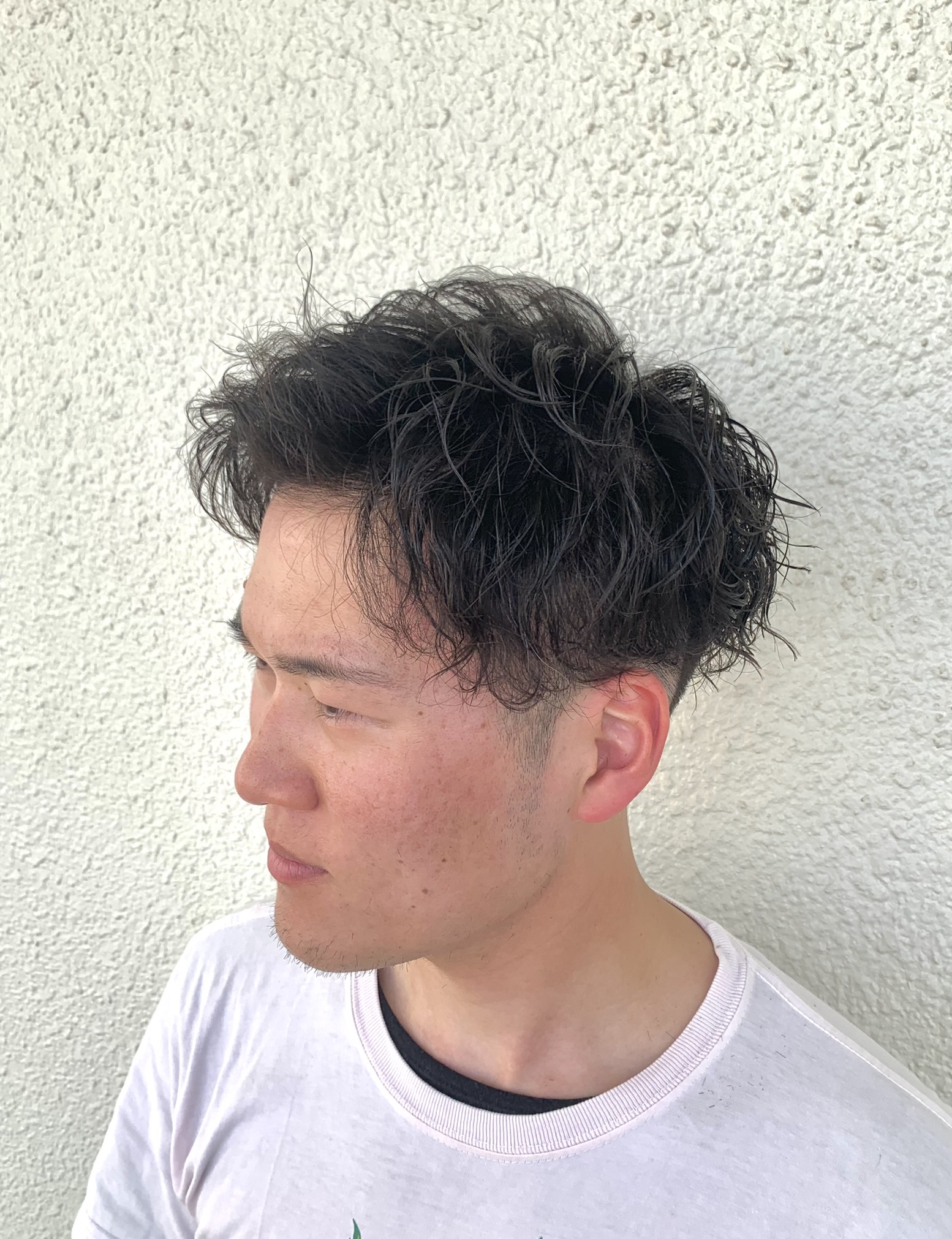 ツイストスパイラルパーマ/ツーブロック/マッシュ/ビジネス/10代/20代