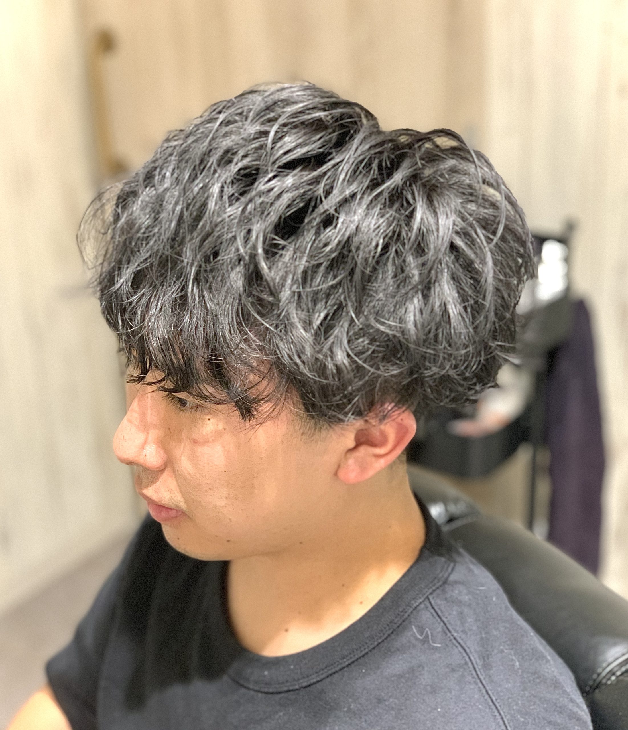 ナチュラルパーマ/ニュアンスパーマ/マッシュ/ショート/ツーブロック/ビジネス/ナチュラル