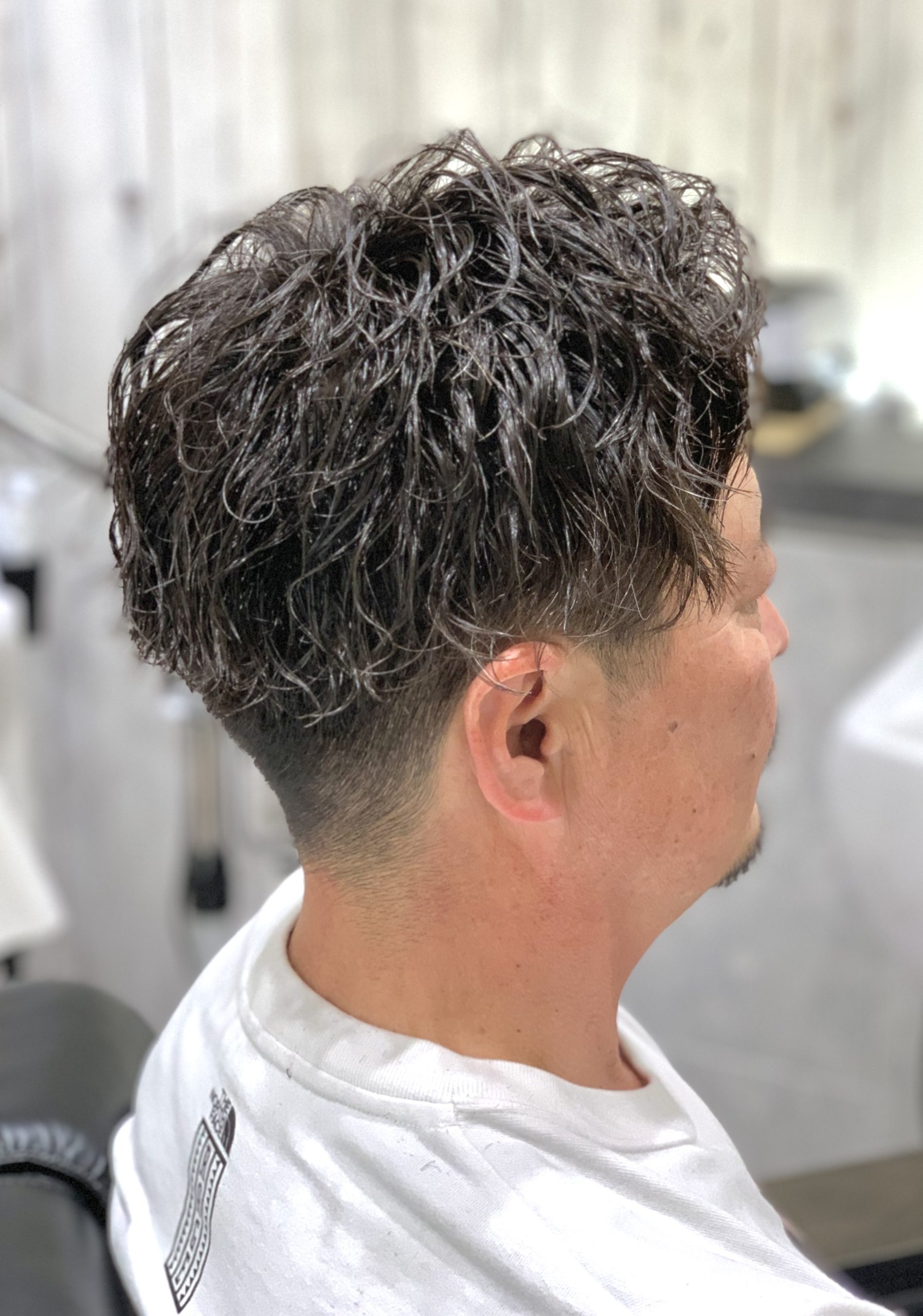 縦落ち/ツイスパ/ツーブロ/ツヤ感/緩め/マッシュ/ショート