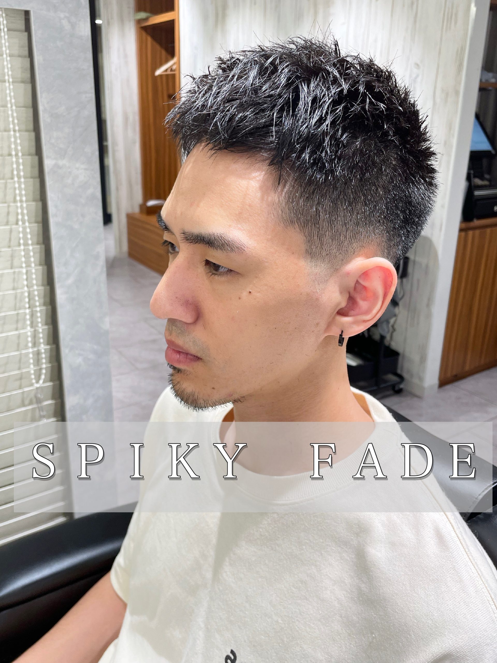 スパイキーショート/スパイキーフェード/新潟市メンズサロン/新発田メンズサロン