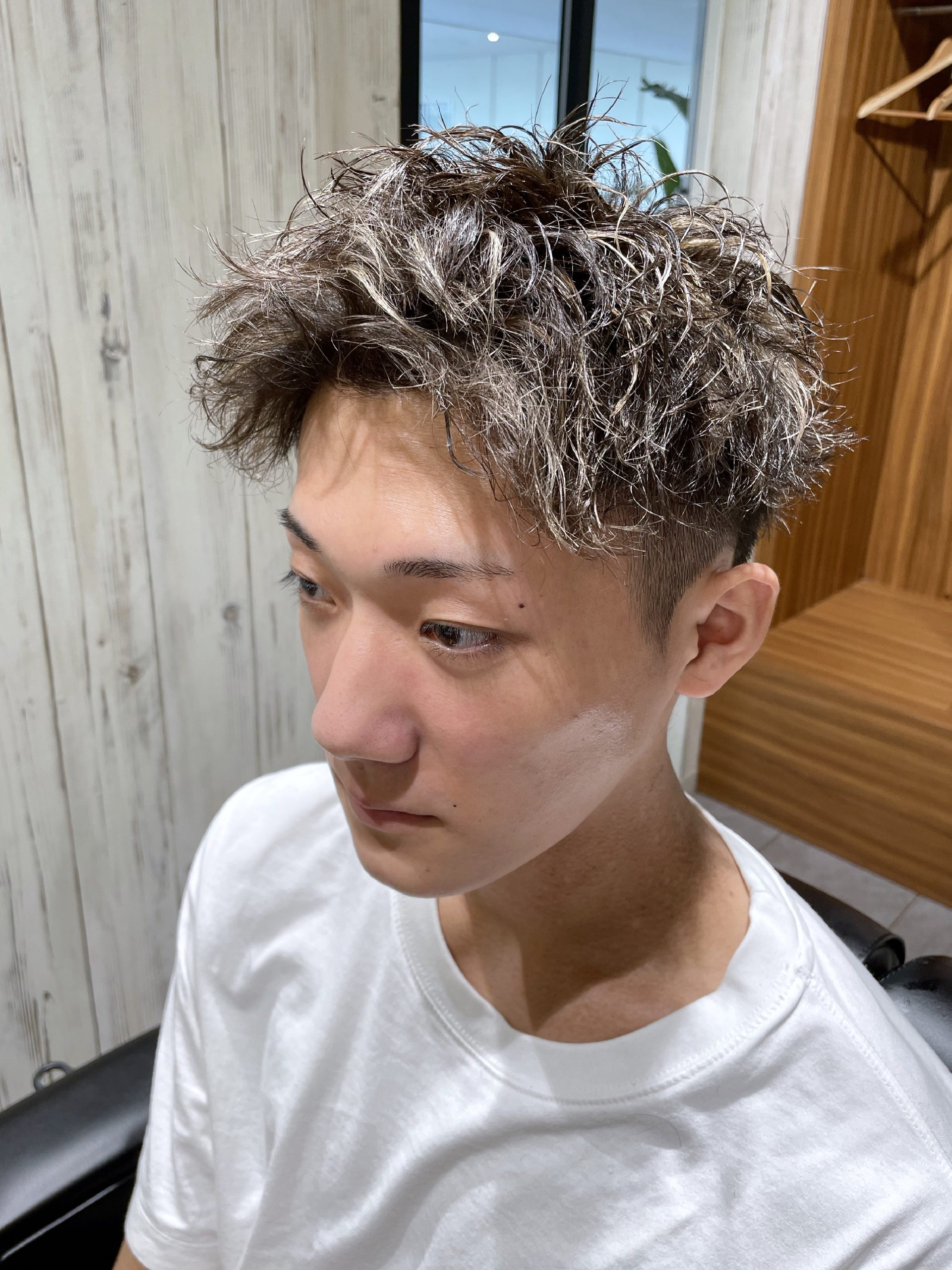 ツイスパ/スパイキーショート/メッシュ/ホワイトメッシュ/メンズ