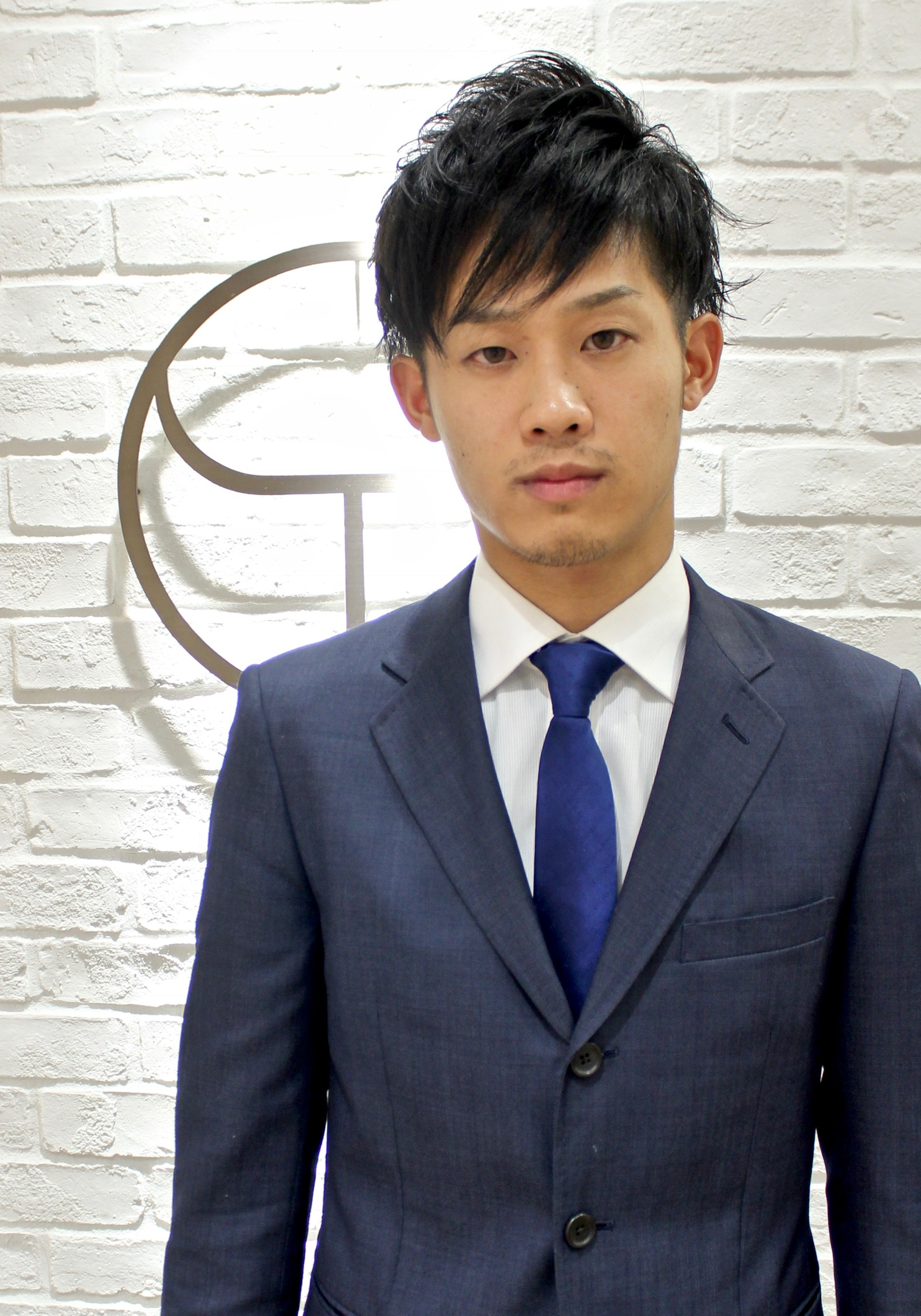 30代社会人スーツスタイルツーブロック