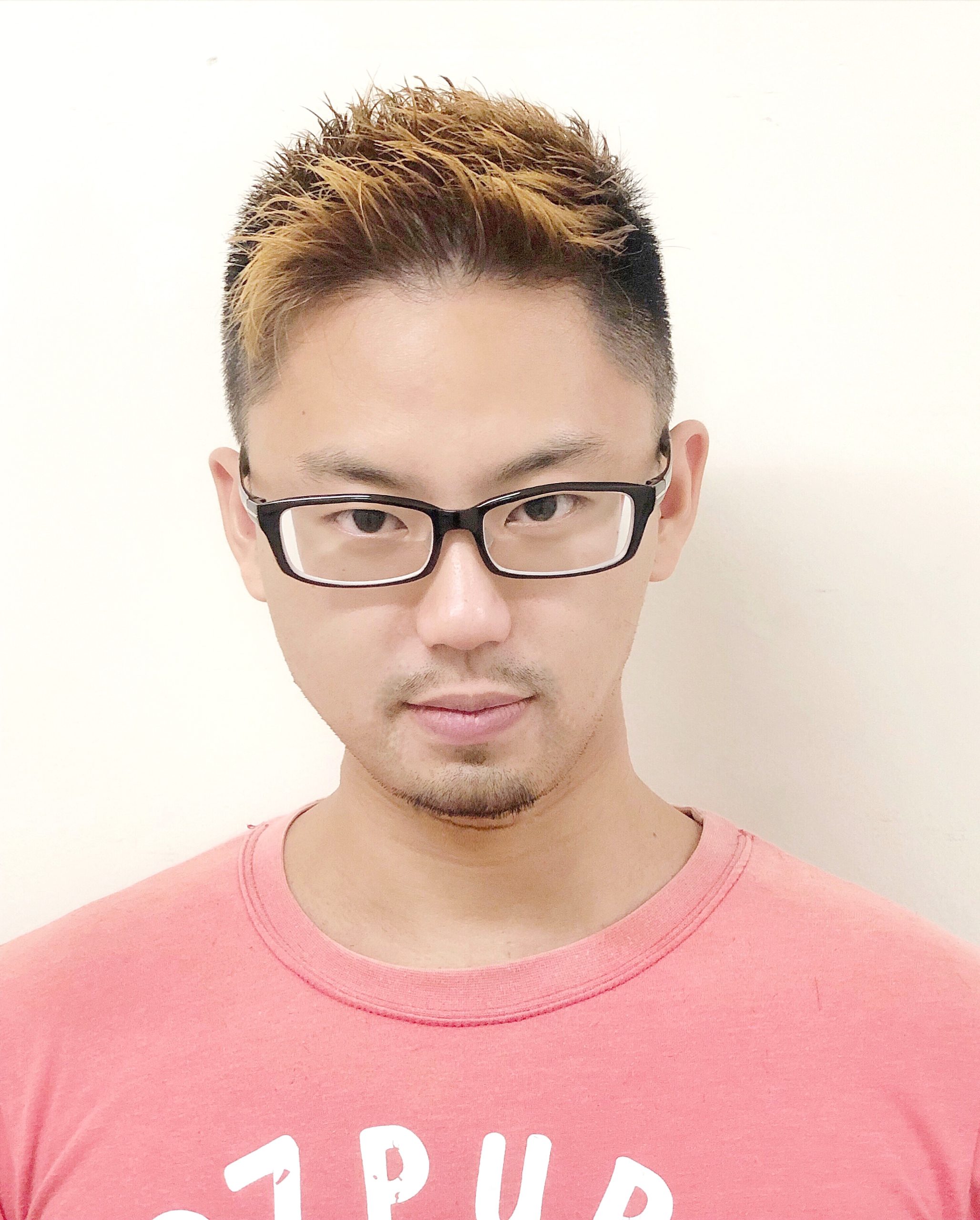 ポイントパーマアップバングスタイル