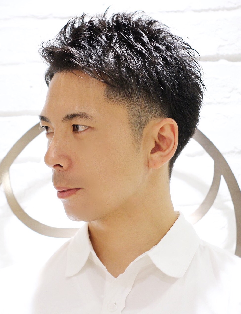 社会人3、40代アップバングショート