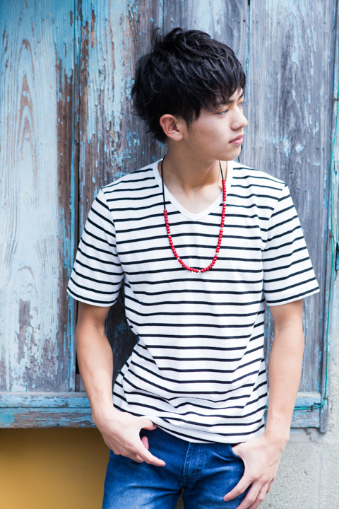 前髪長めビジネススタイル