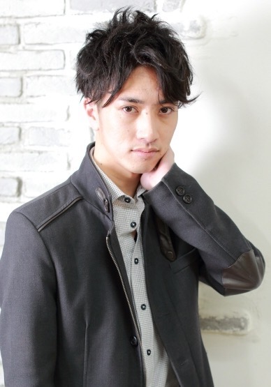 エアリーパーマツーブロマッシュ