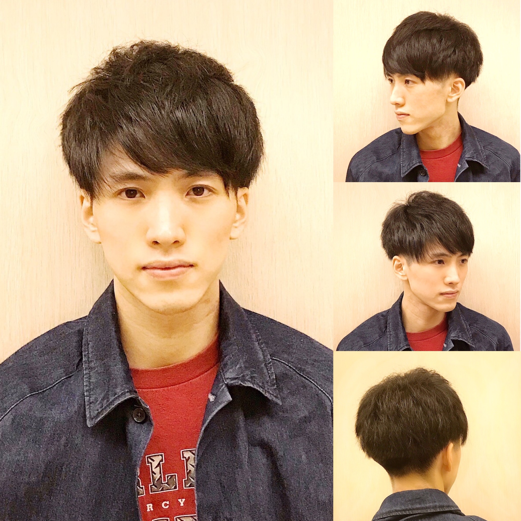 爽やかツーブロック風マッシュ