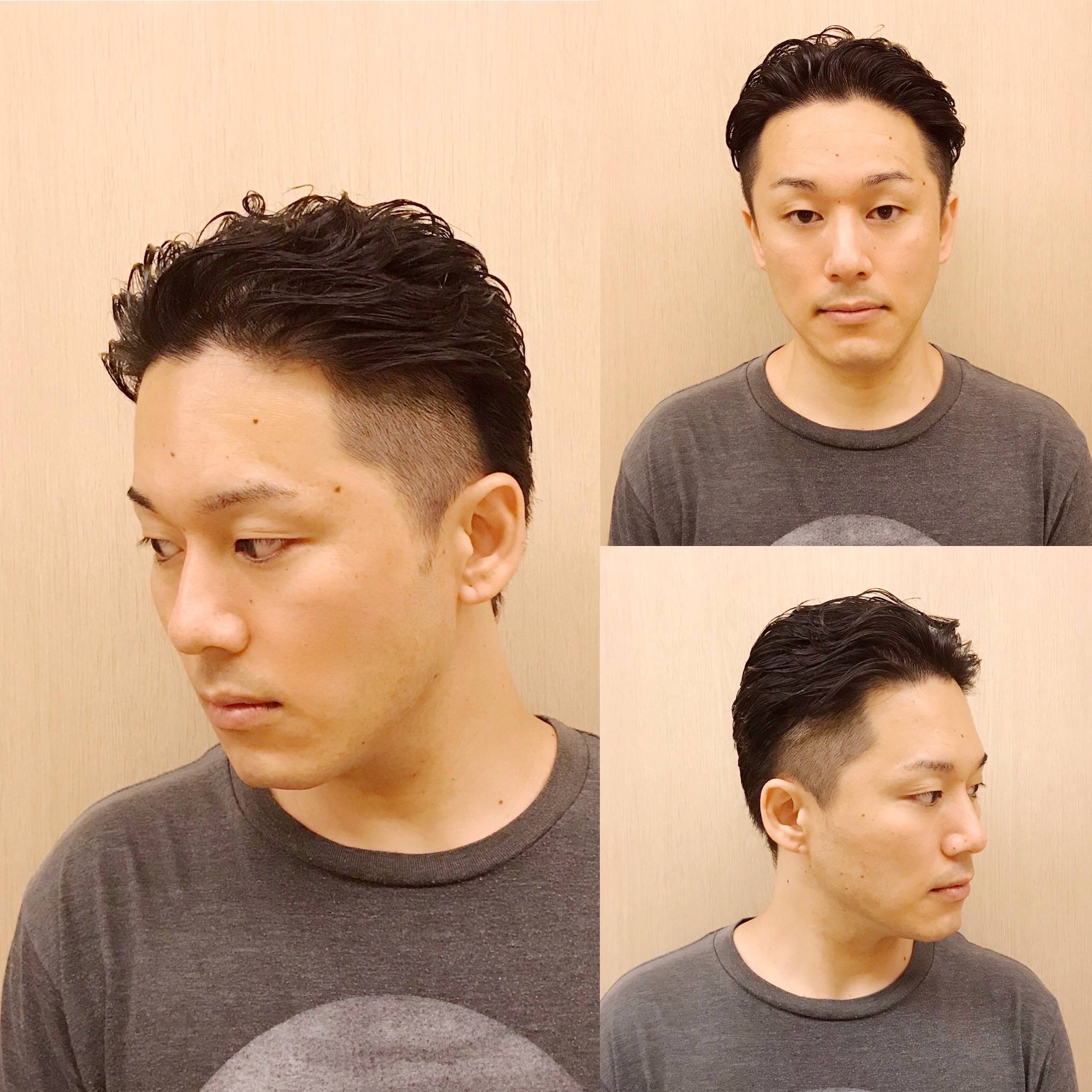 ナチュラルアップバックツーブロック