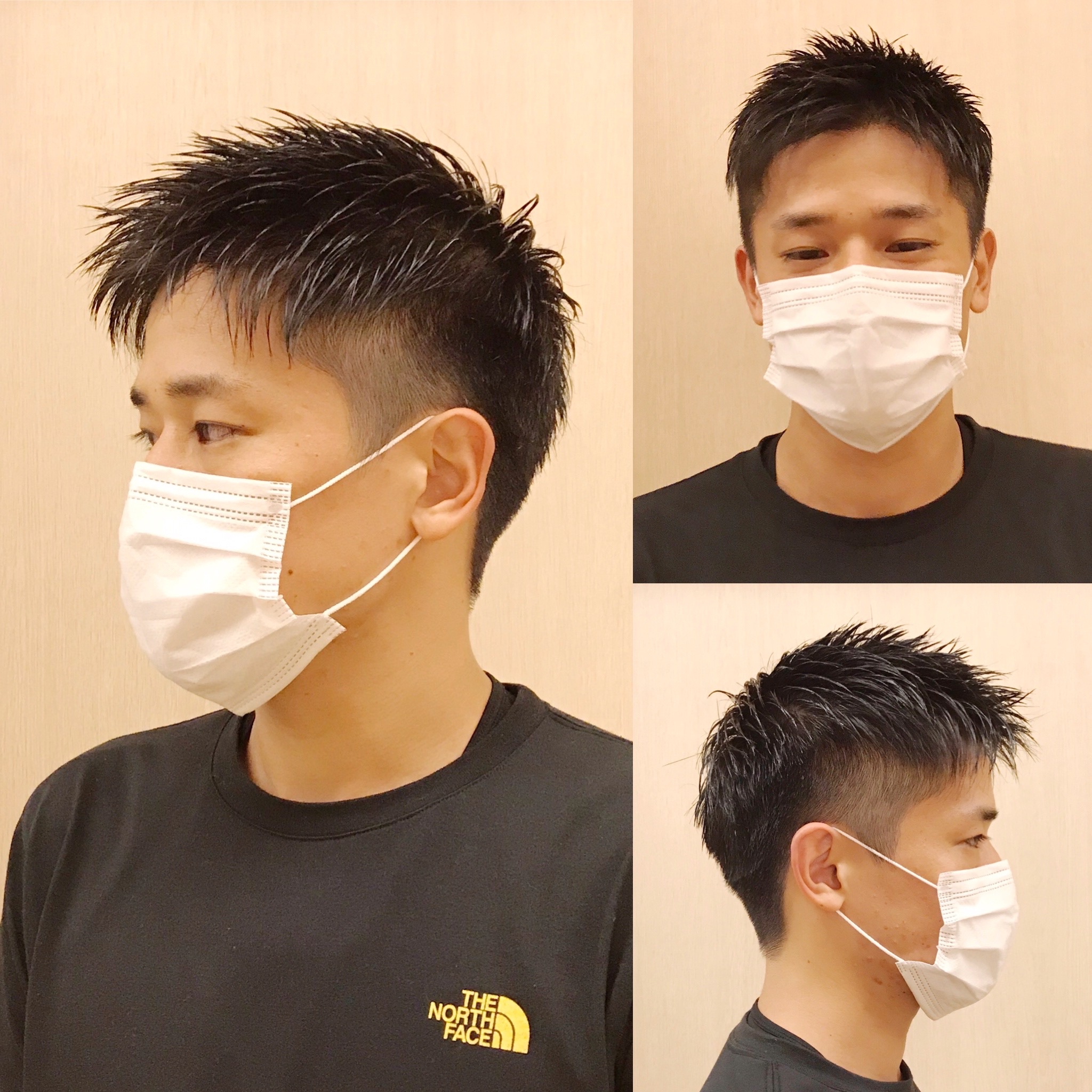 20代30代フィッティングショートツーブロック