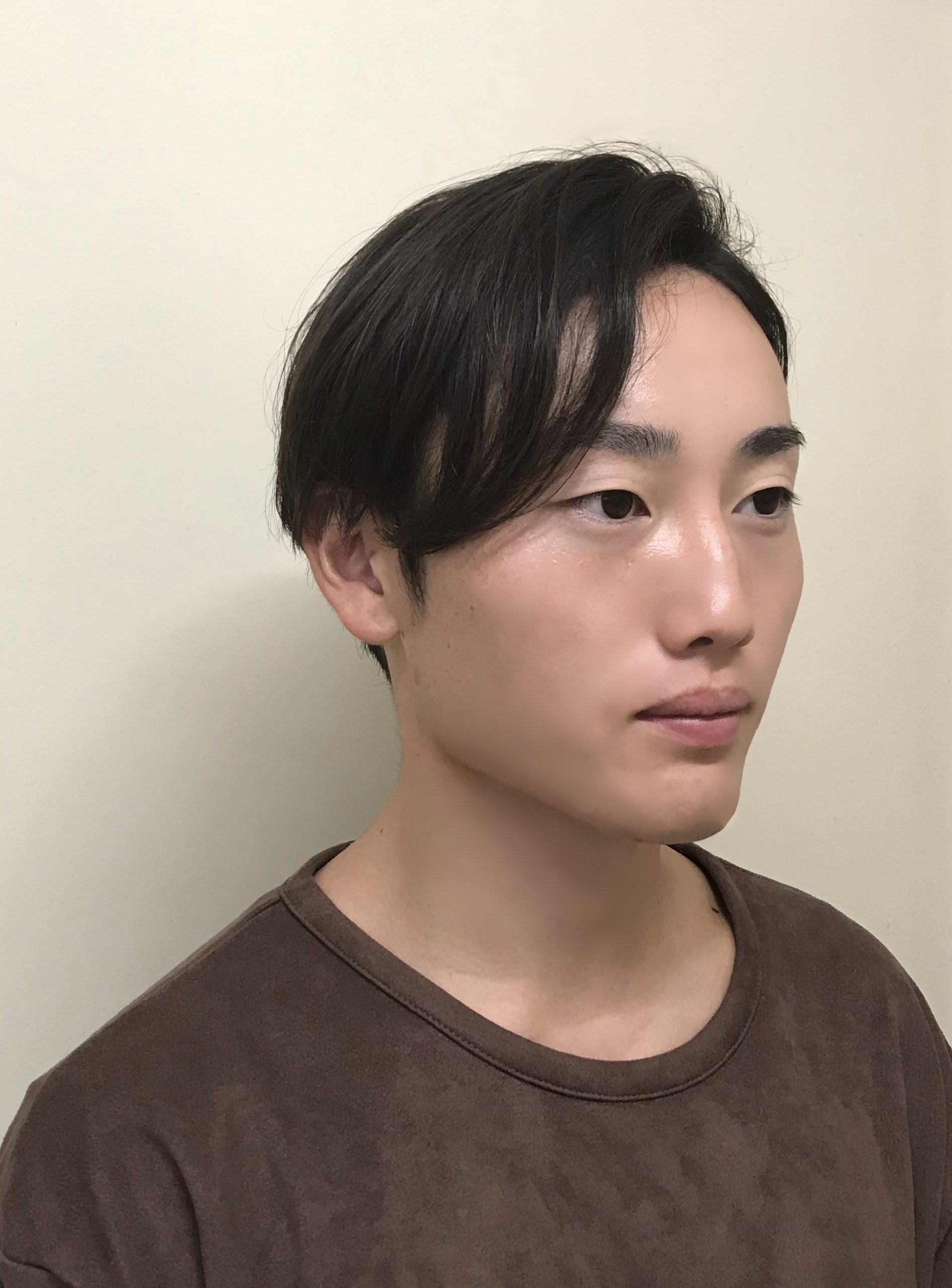 ビジカジナチュラル七三ツーブロック