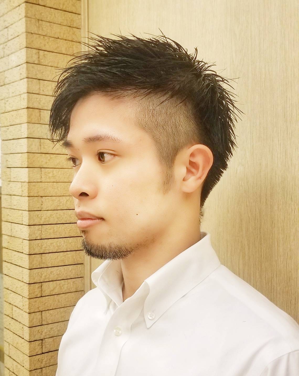 黒髪ビジネスツーブロック