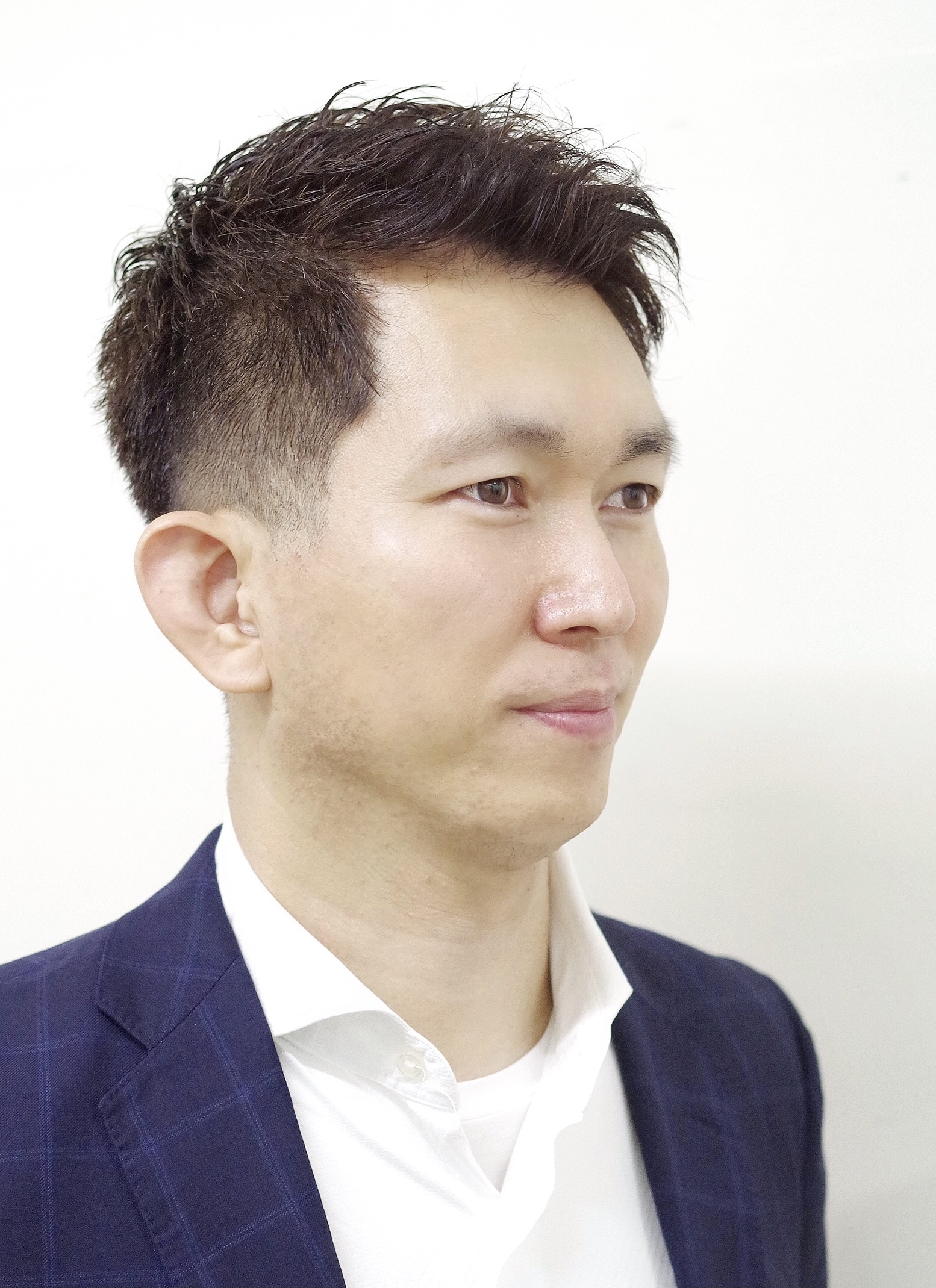 40代爽やかアップバング