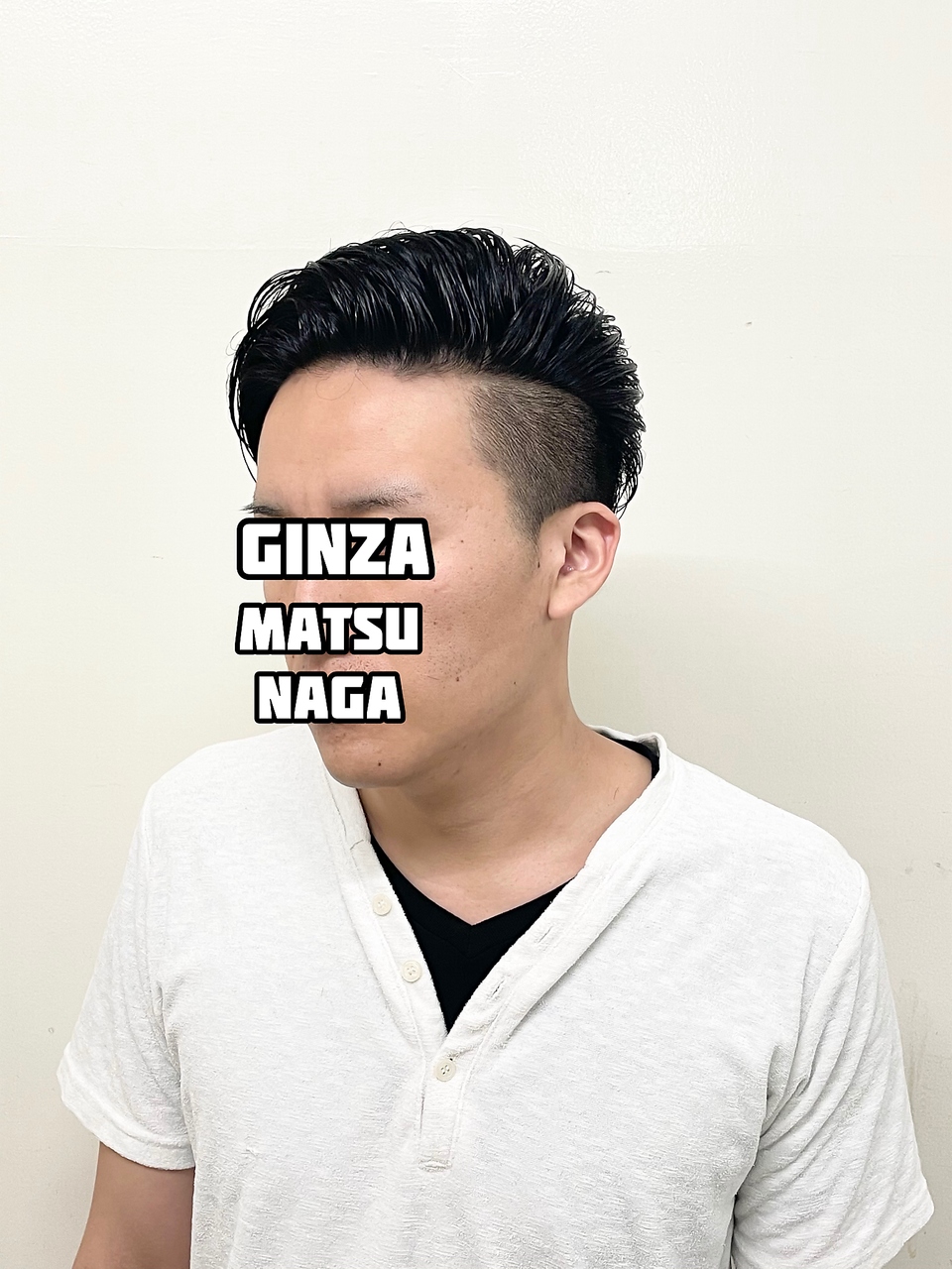 震災風ツーブロアシメ