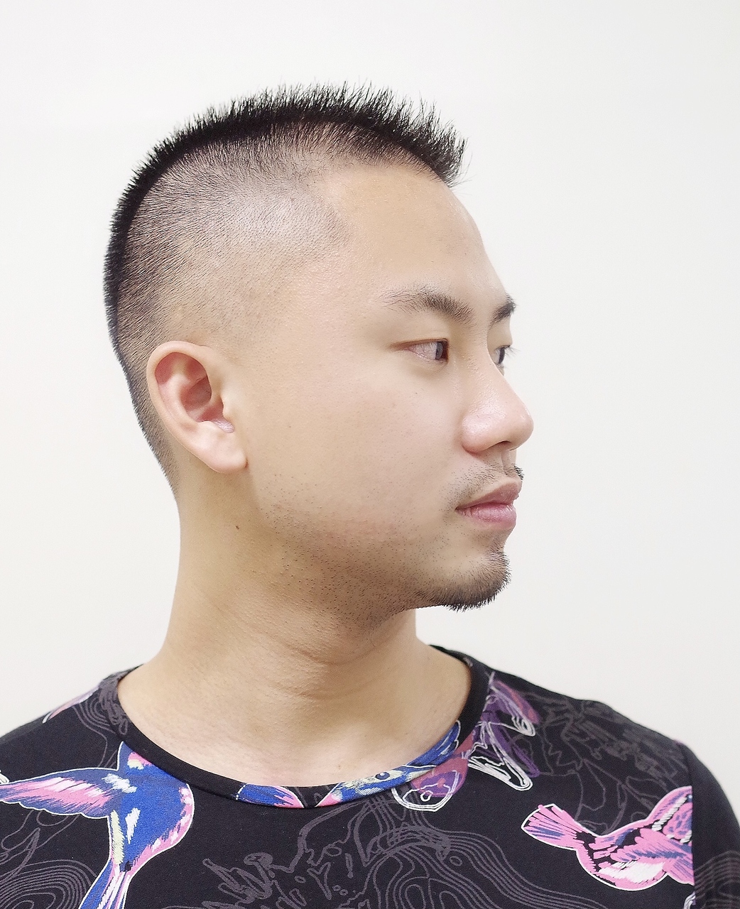 フェードソフトモヒカン