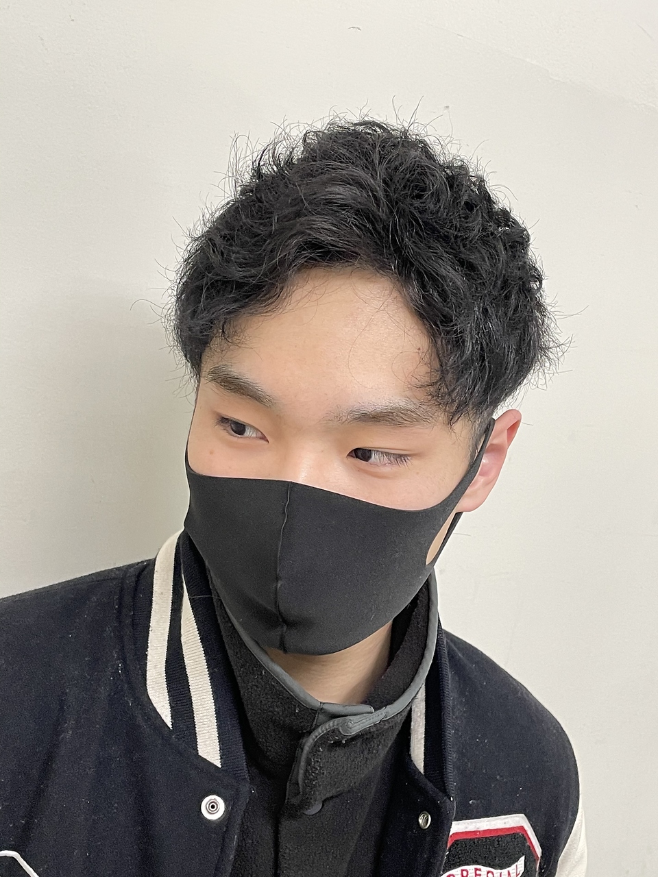 アップバング ツーブロックスタイル