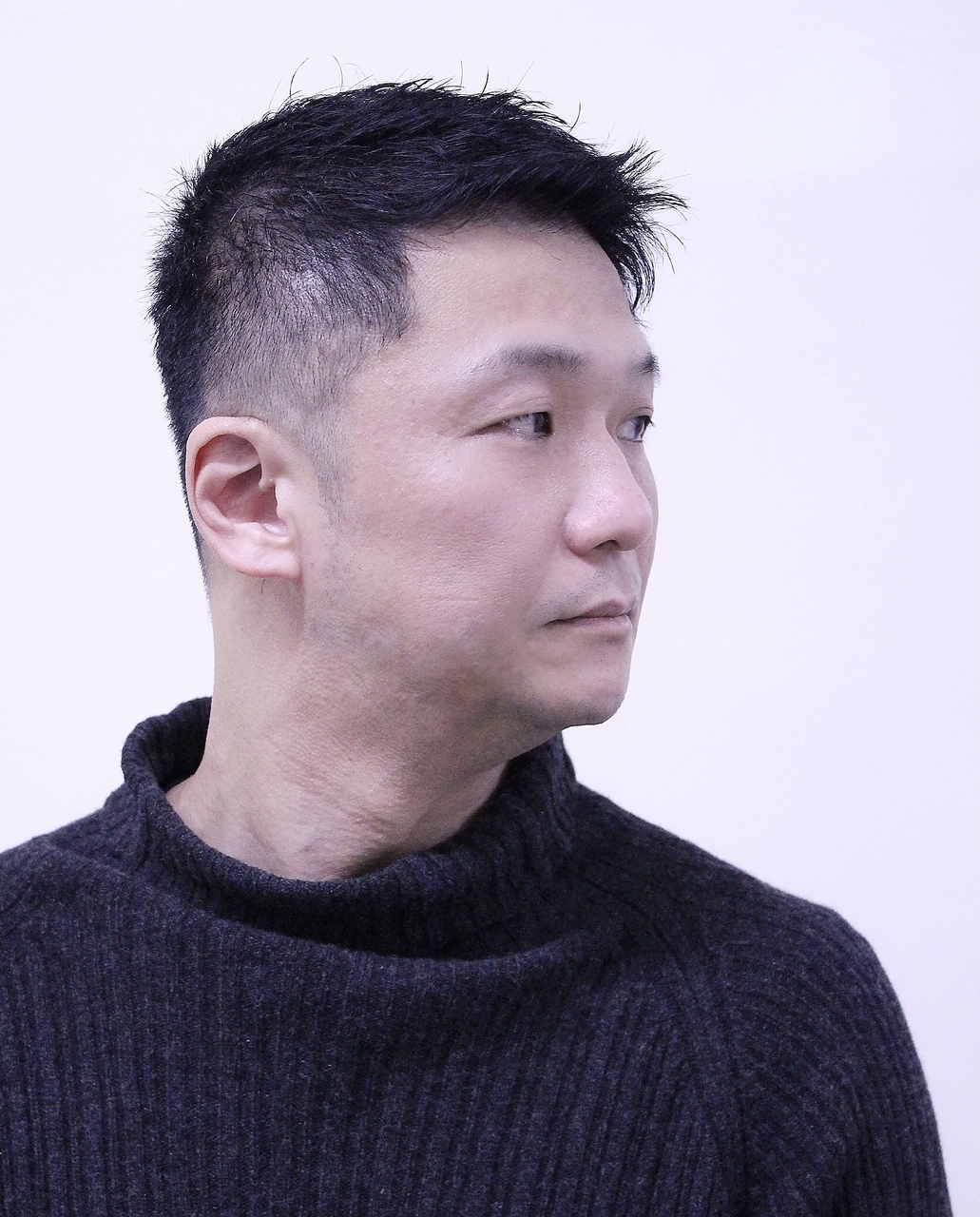 ソフモヒフェード流しバング