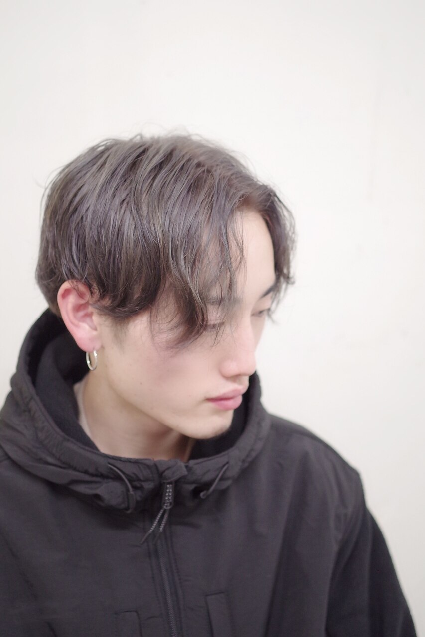 【 マツナガ箱崎】ナチュラルセンターパート×ダークグレージュ