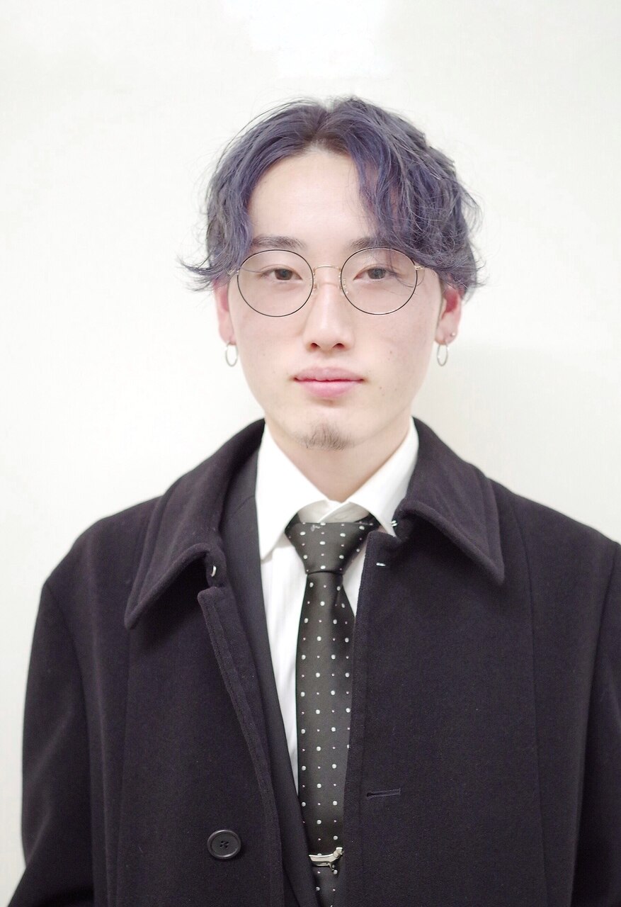 【マツナガ箱崎】外ハネセンターパート×ダークネイビー