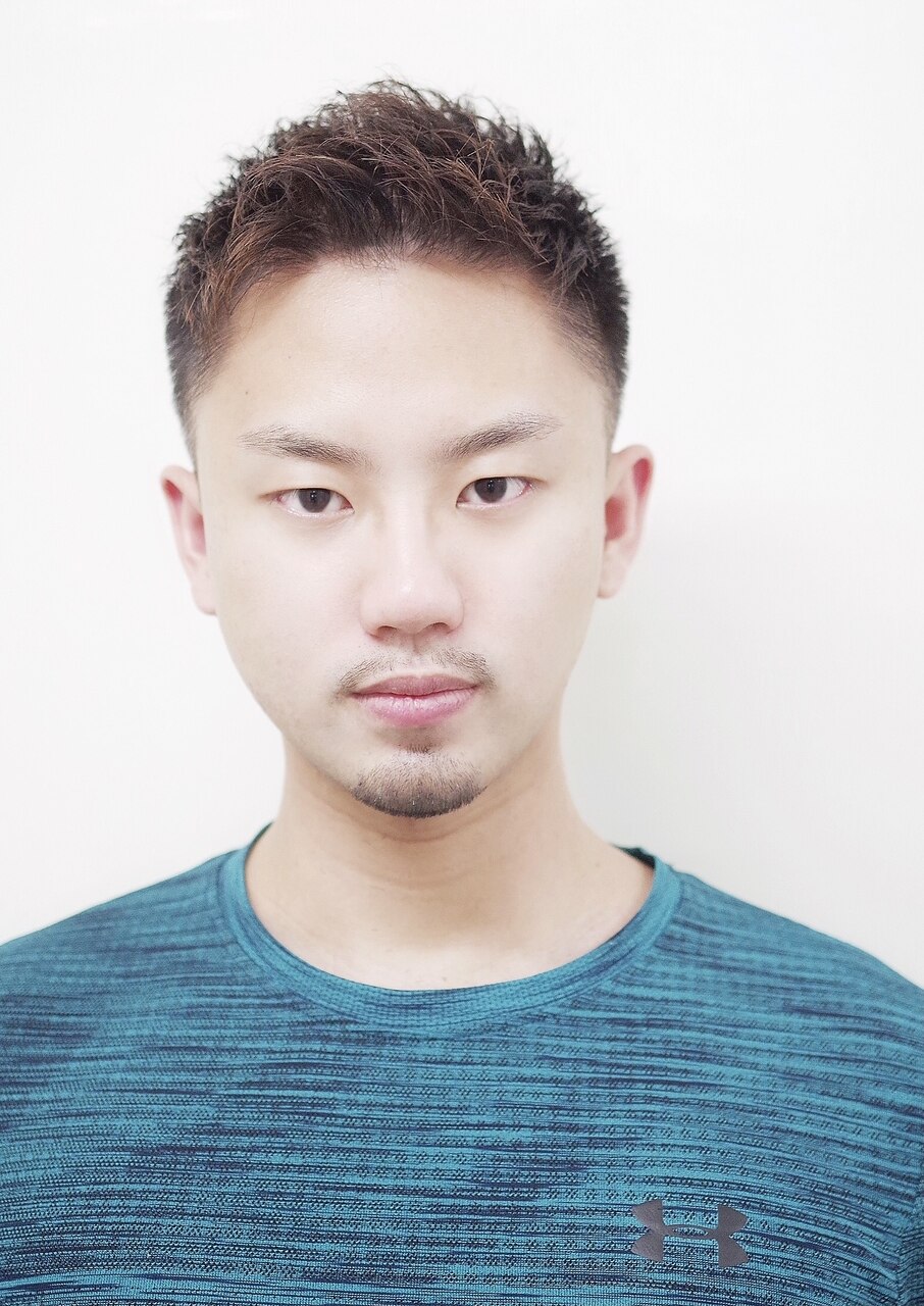 【マツナガ箱崎】アイロンパーマ×フェードアップバング