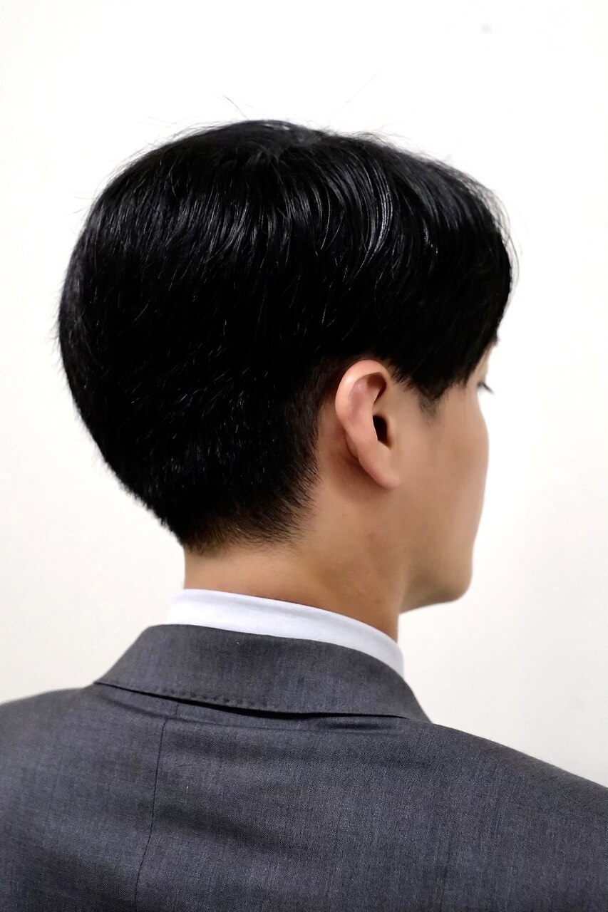 ビジネスネープレス&ツーブロックセンターパート