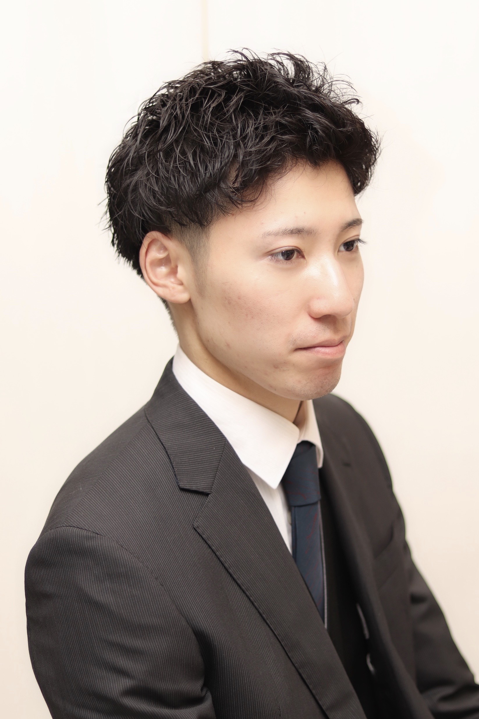 【ヨシザワ人形町】ビジネスツーブロックネープレスパーマ
