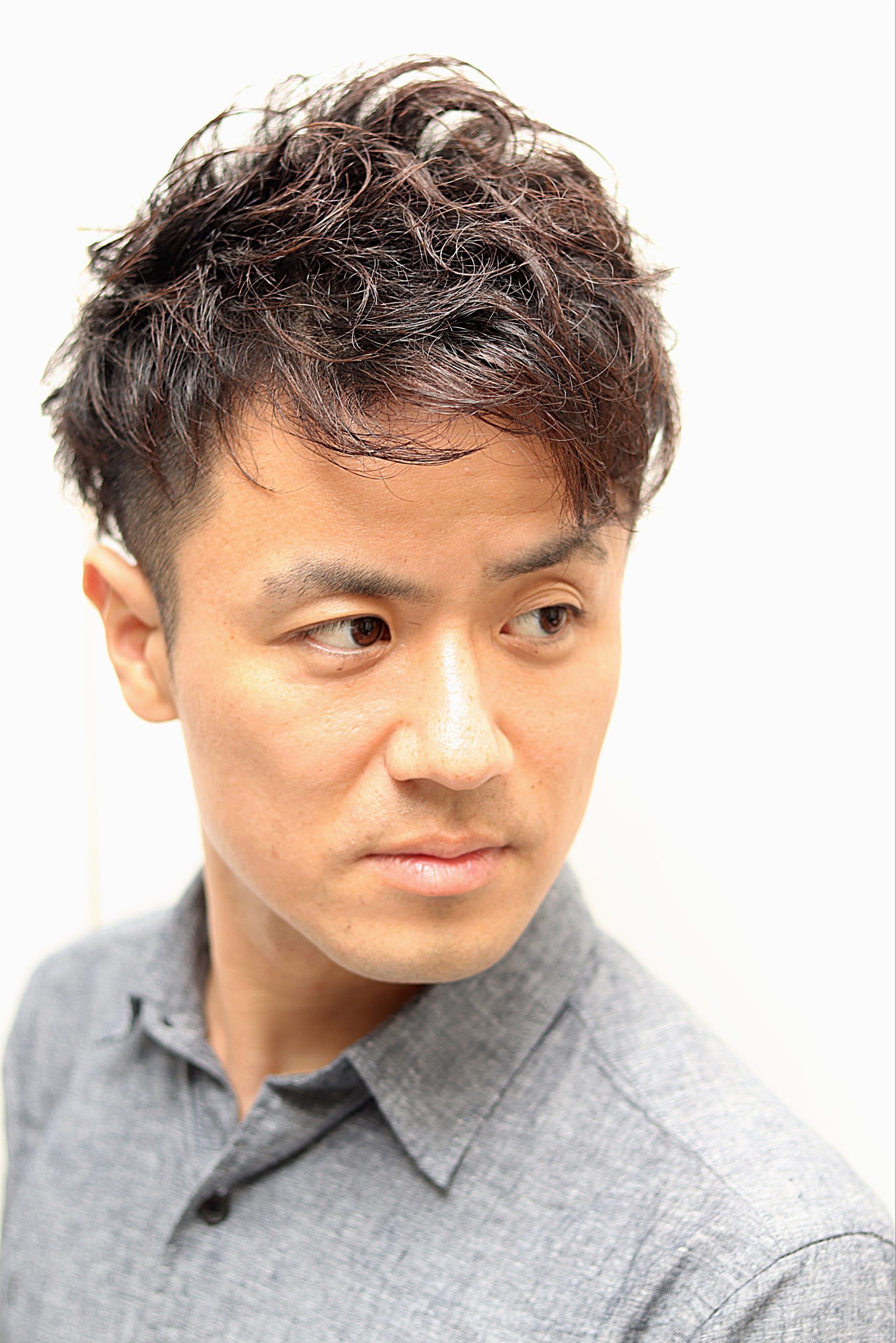 【ヨシザワ人形町】ツーブロックゆるパーマカジュアル