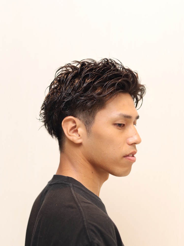 【ヨシザワ人形町】20代30代ツーブロックナチュラルカール