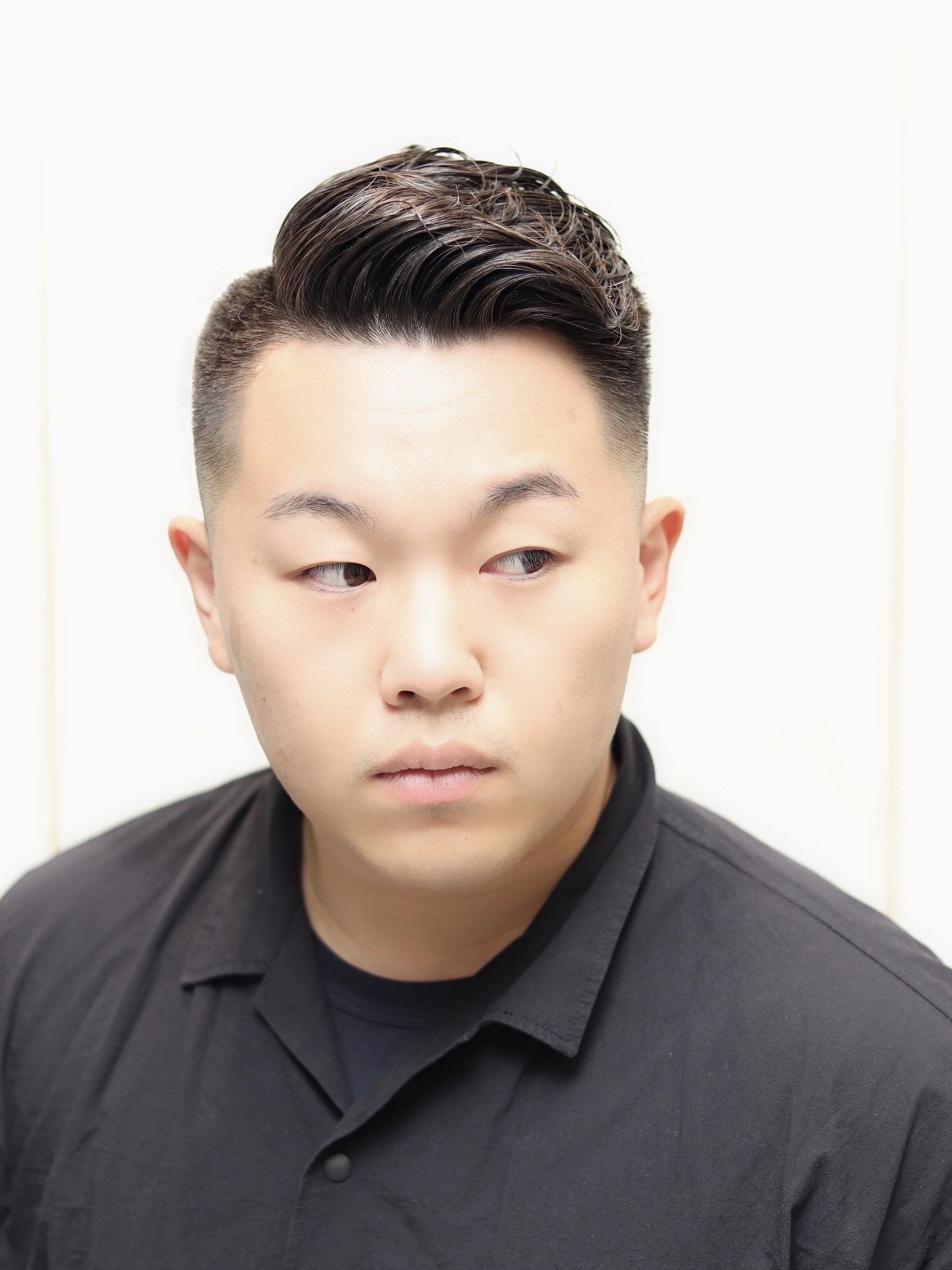 【ヨシザワ人形町】七三フェードバーバースタイル