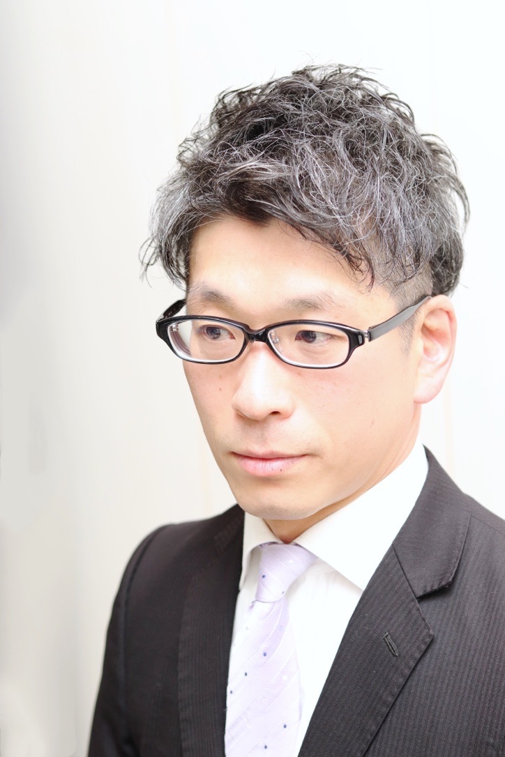 【ヨシザワ人形町】30代40代ツーブロックパーマでスーツスタイル