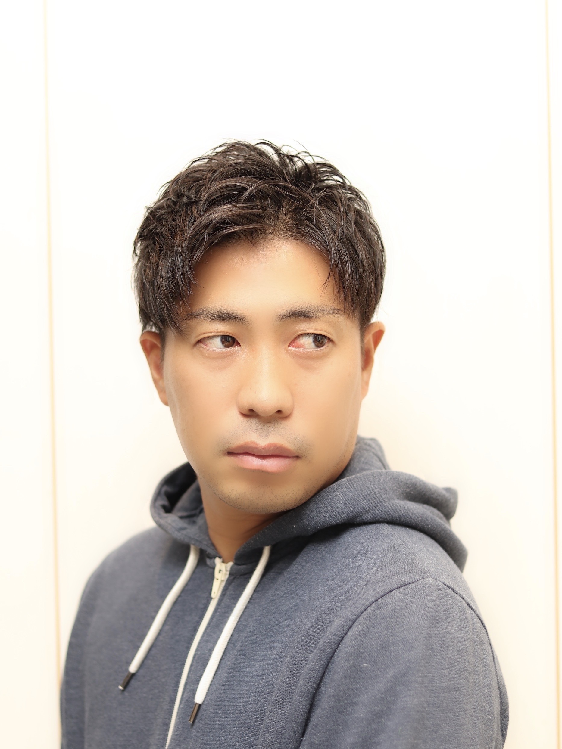 【ヨシザワ人形町】七三パートビジネスアップバングツーブロック