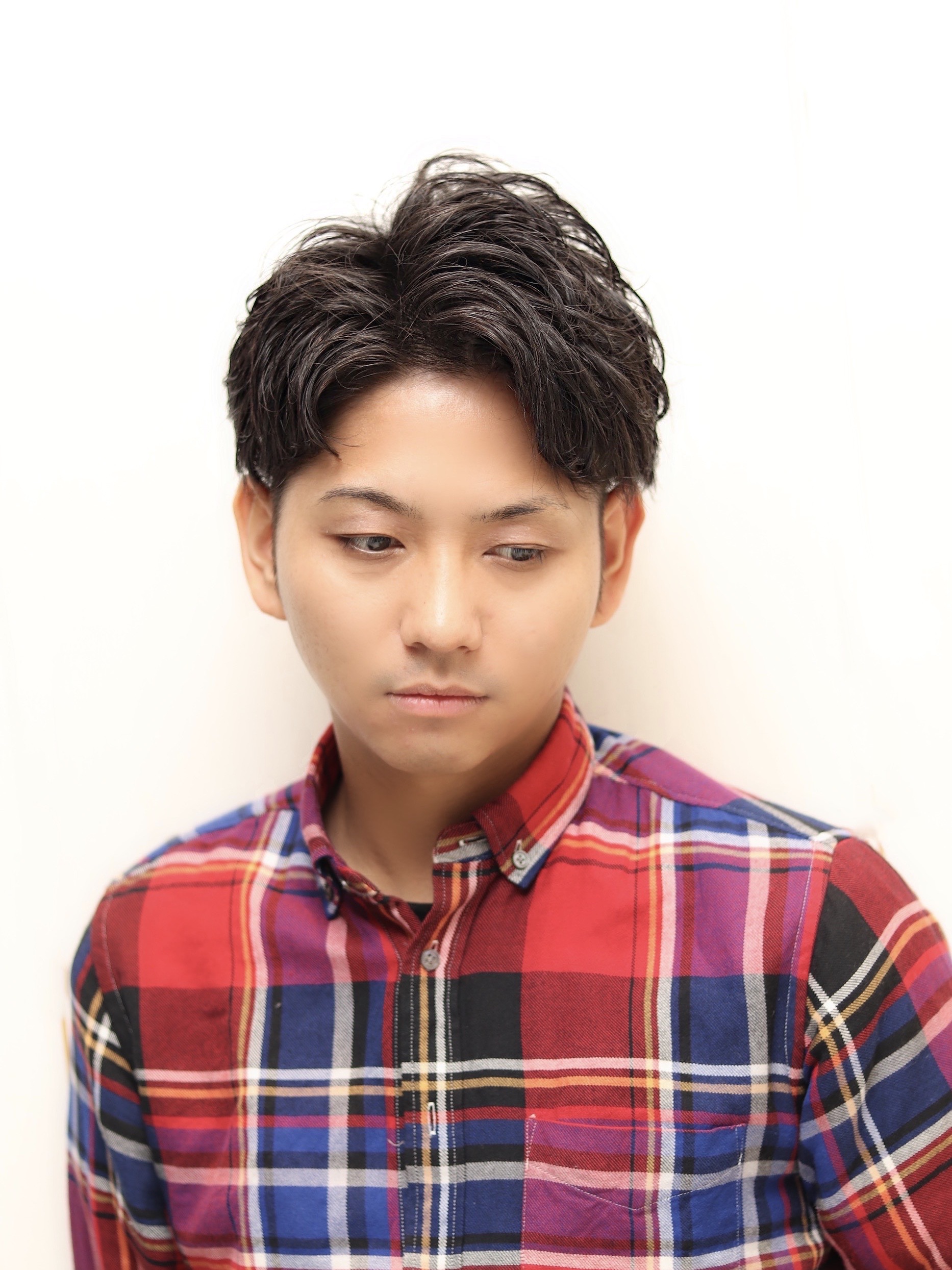 【ヨシザワ人形町】七三分けビジネスツーブロックパーマ