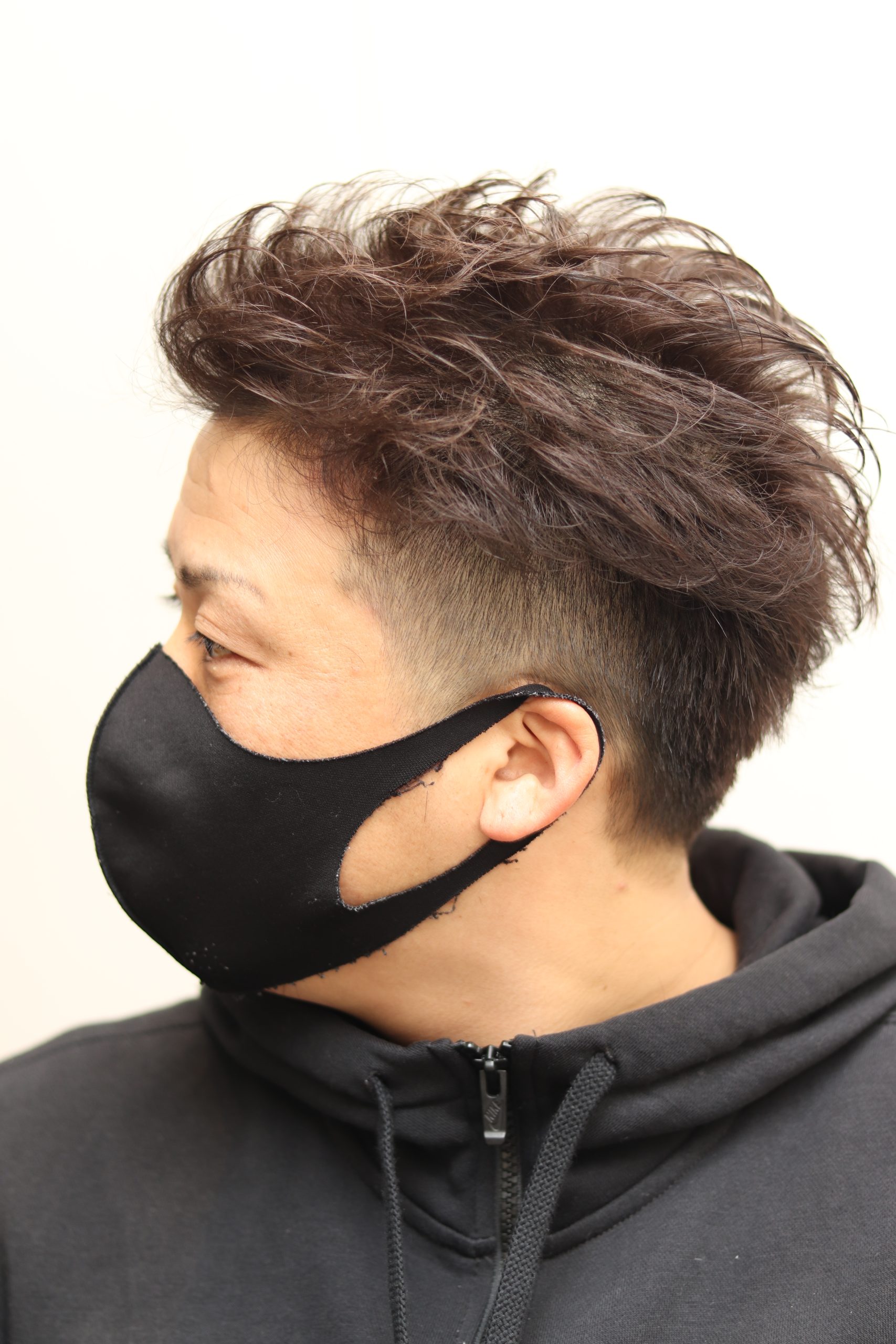 【ヨシザワ人形町】ストリートオールバックパーマ&ツーブロック