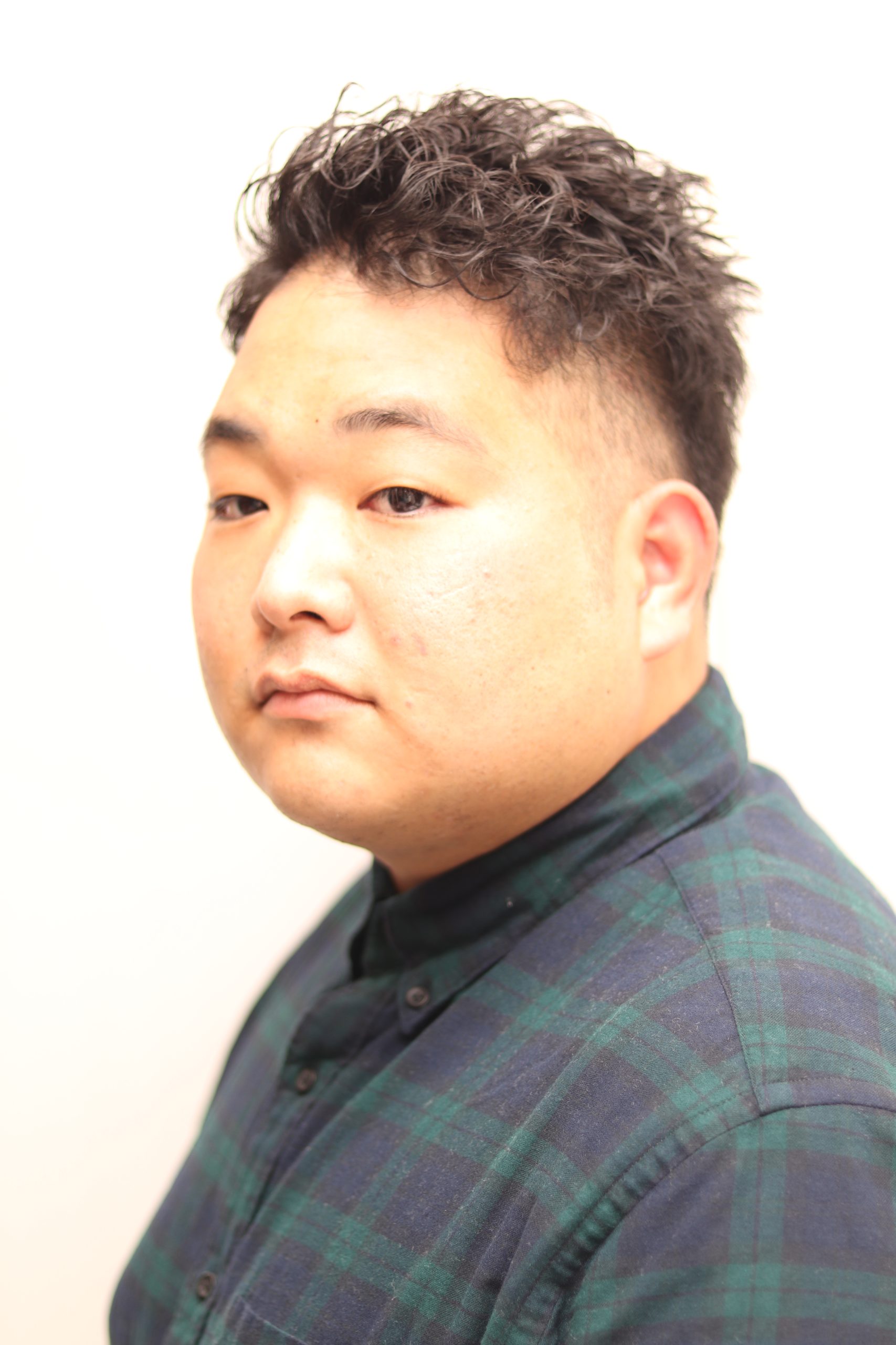 【ヨシザワ人形町】サイドパート刈上げハードパーマ