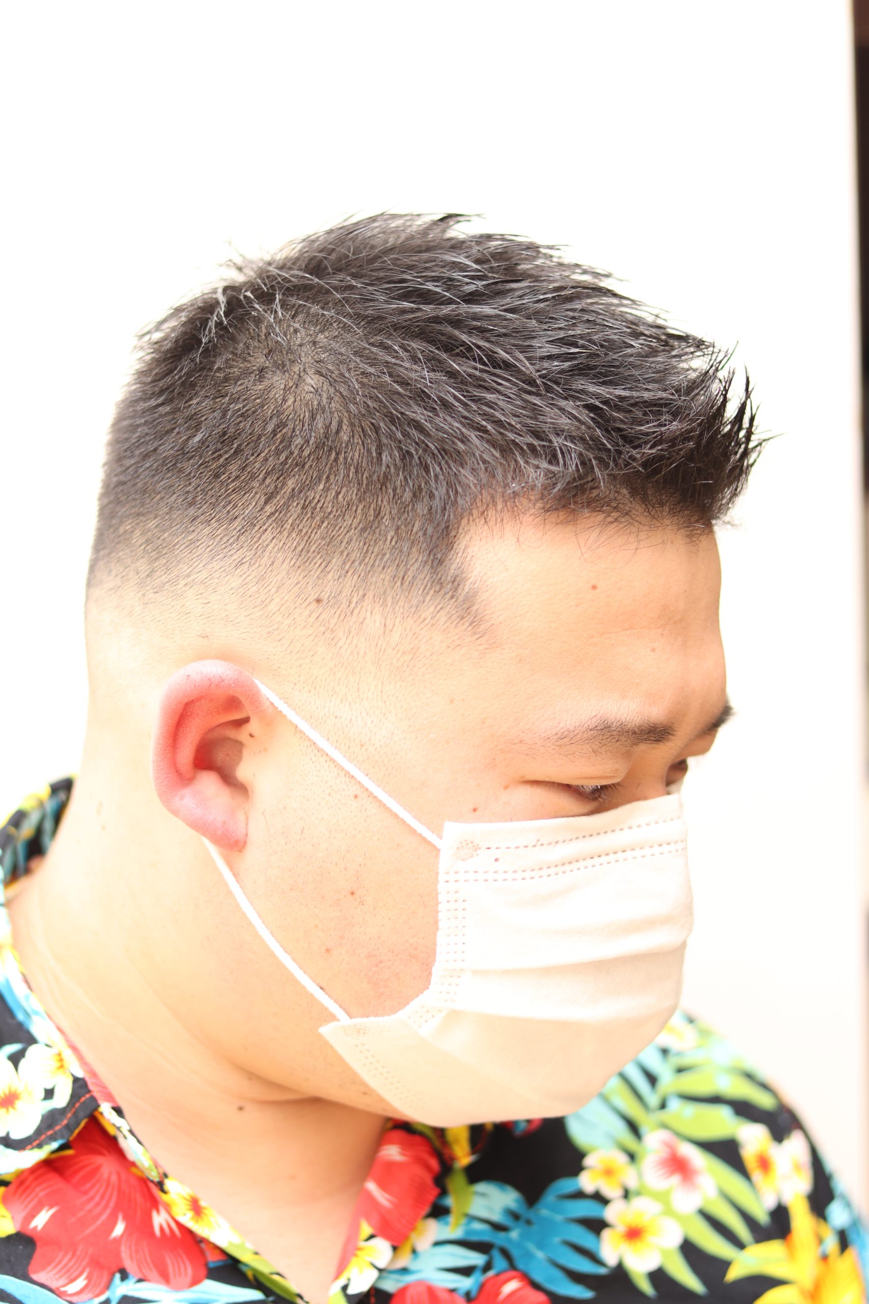 【ヨシザワ人形町】黒髪ソフトモヒカンフェード