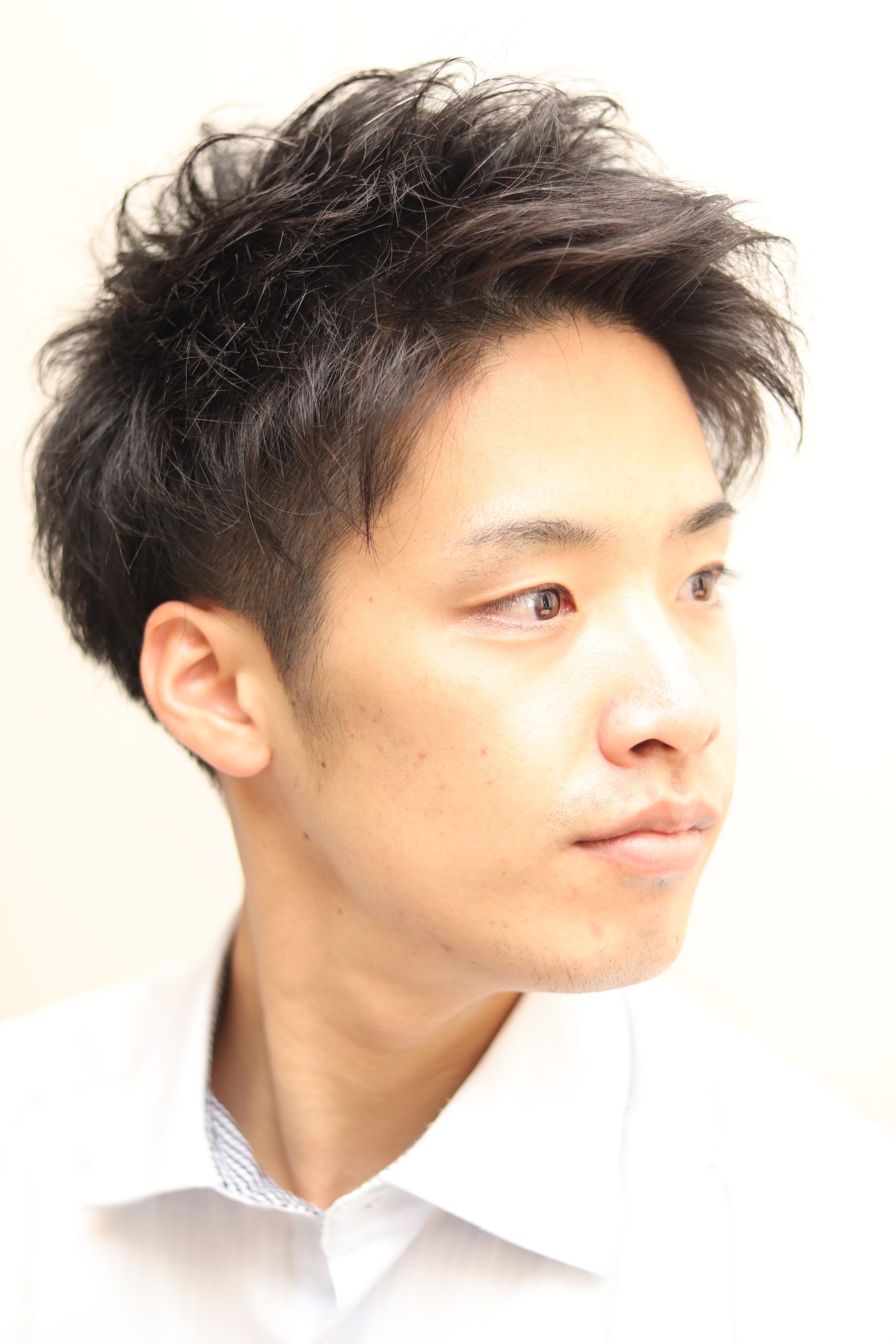 【ヨシザワ人形町】20代30代ビジネスアップバングツーブロック