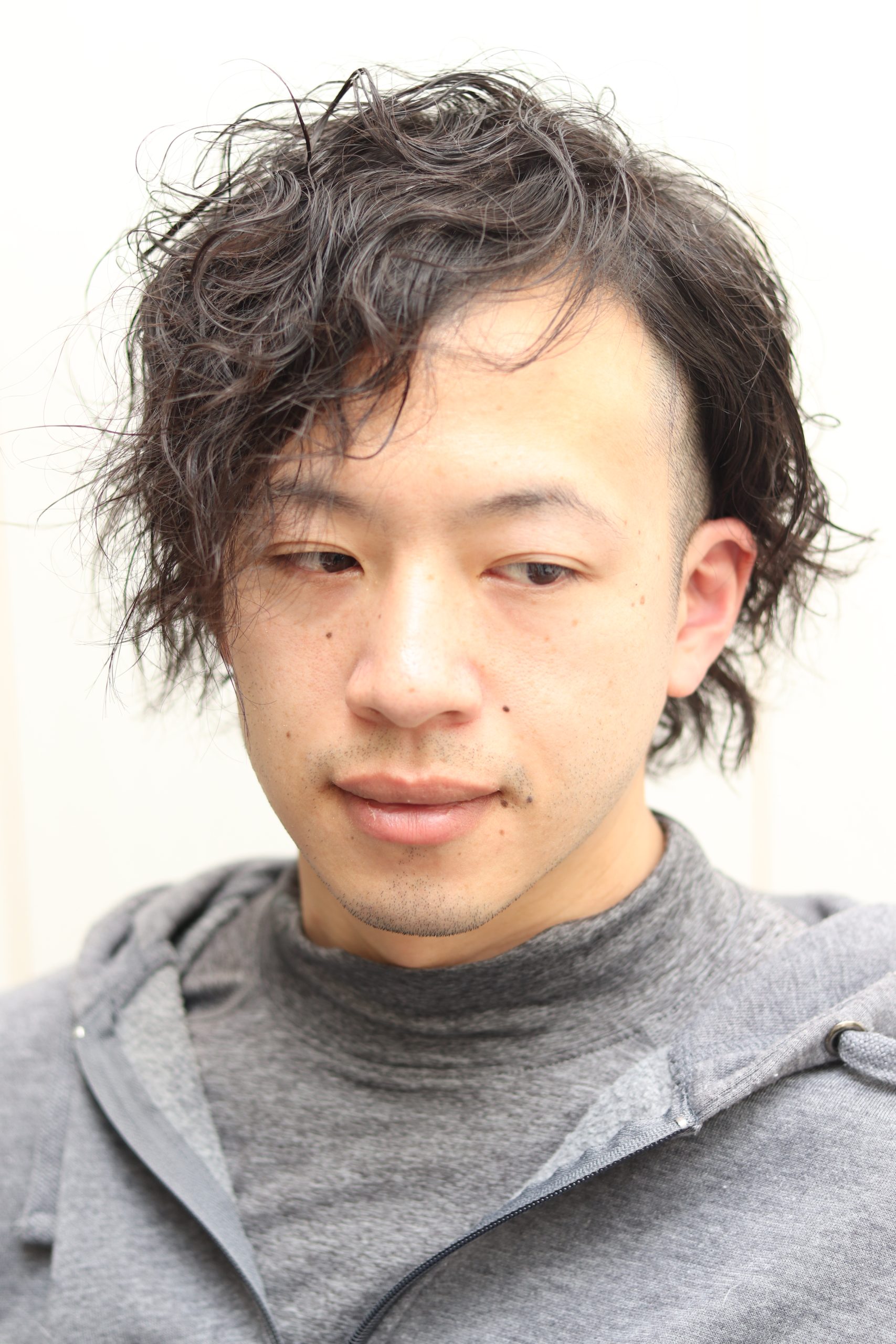 【ヨシザワ人形町】モテスパイラルパーマでツーブロック